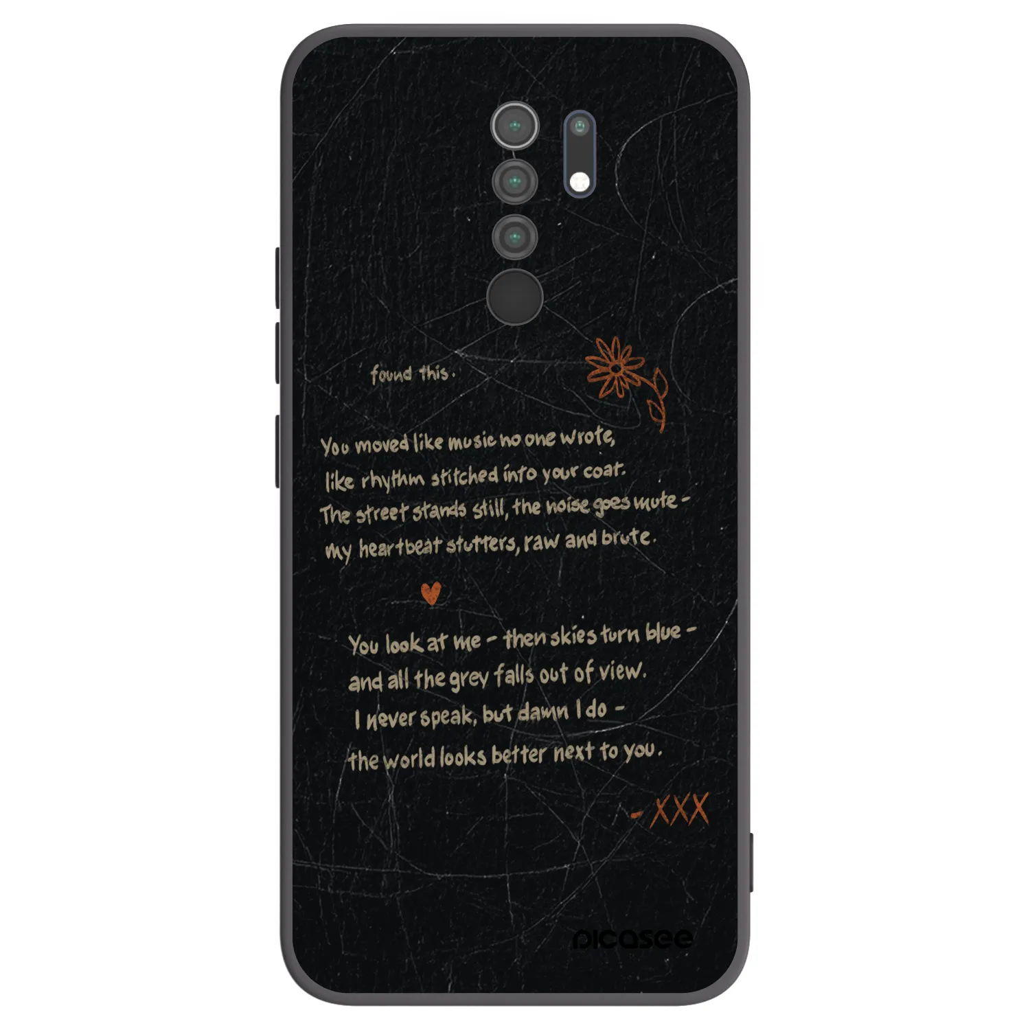 Picasee silikónový čierny obal pre Xiaomi Redmi 9 - POET