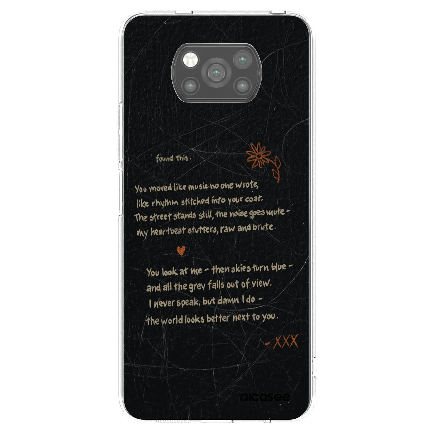Picasee silikónový čierny obal pre Xiaomi Poco X3 - POET