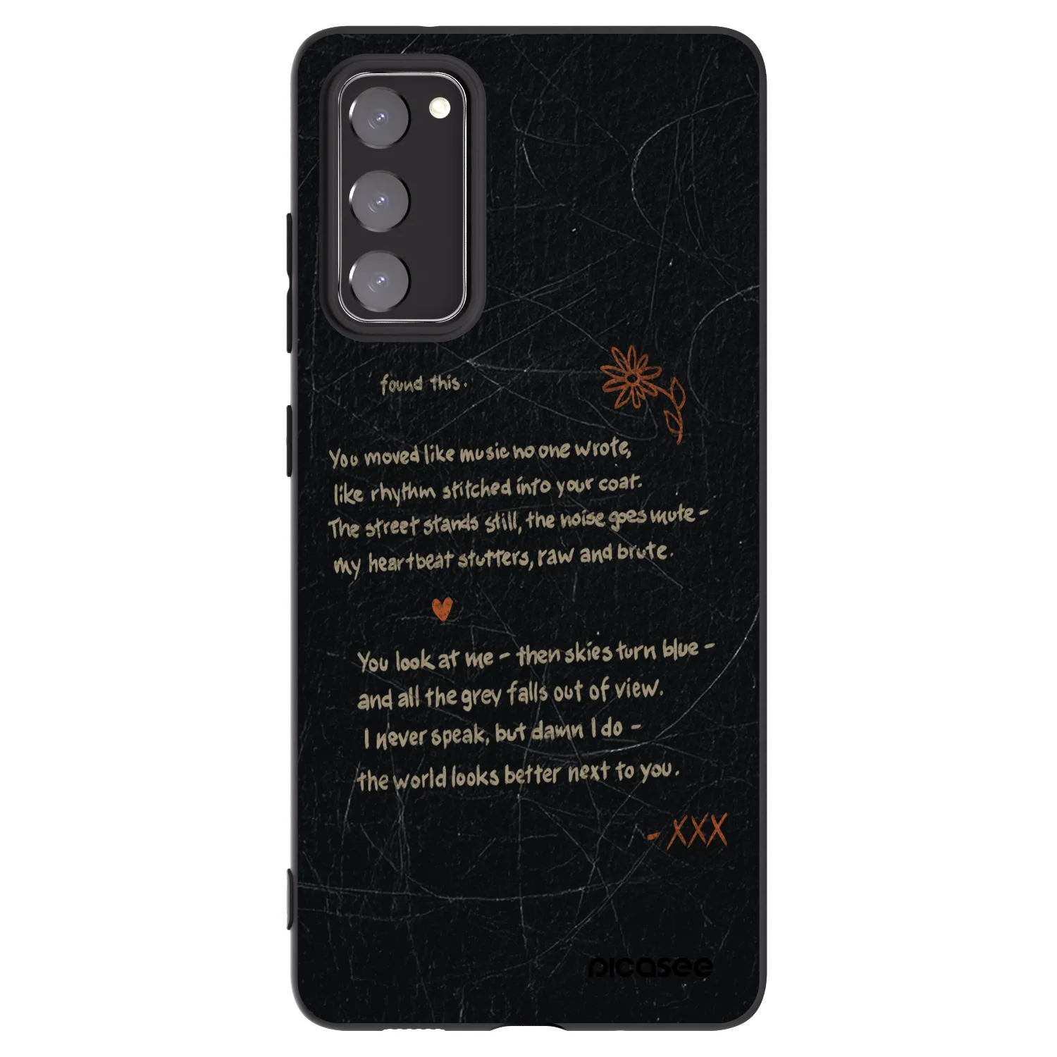 Picasee silikónový čierny obal pre Samsung Galaxy S20 FE - POET