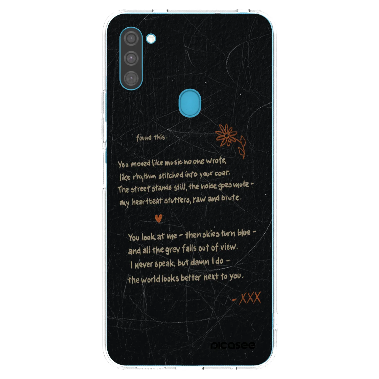 Picasee silikónový prehľadný obal pre Samsung Galaxy M11 - POET