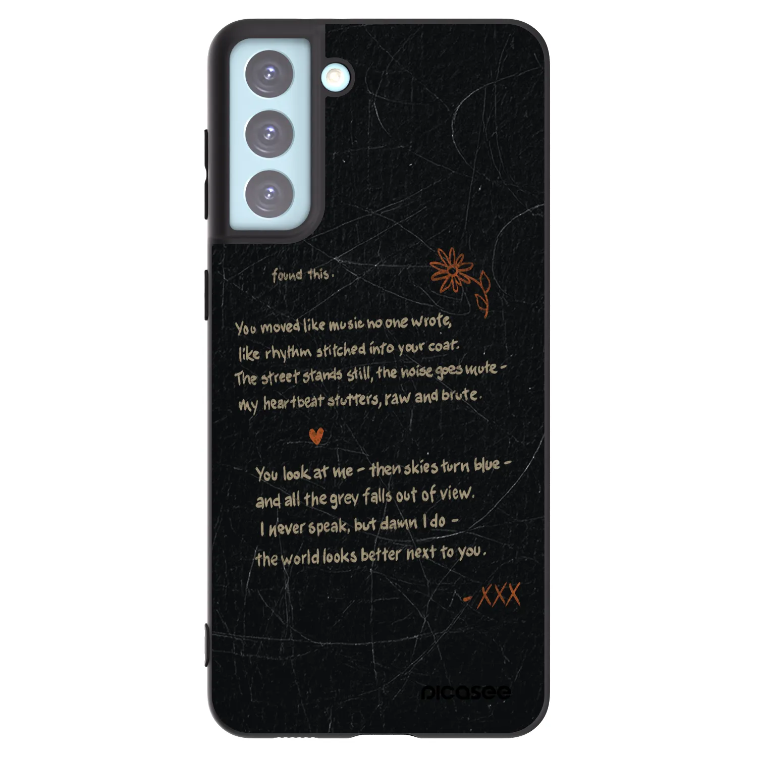 Picasee silikónový čierny obal pre Samsung Galaxy S21+ 5G G996F - POET