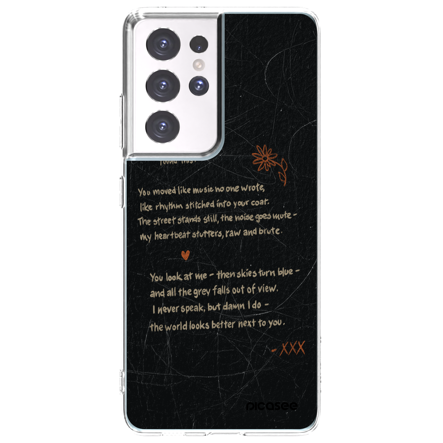 Picasee silikónový prehľadný obal pre Samsung Galaxy S21 Ultra 5G G998B - POET