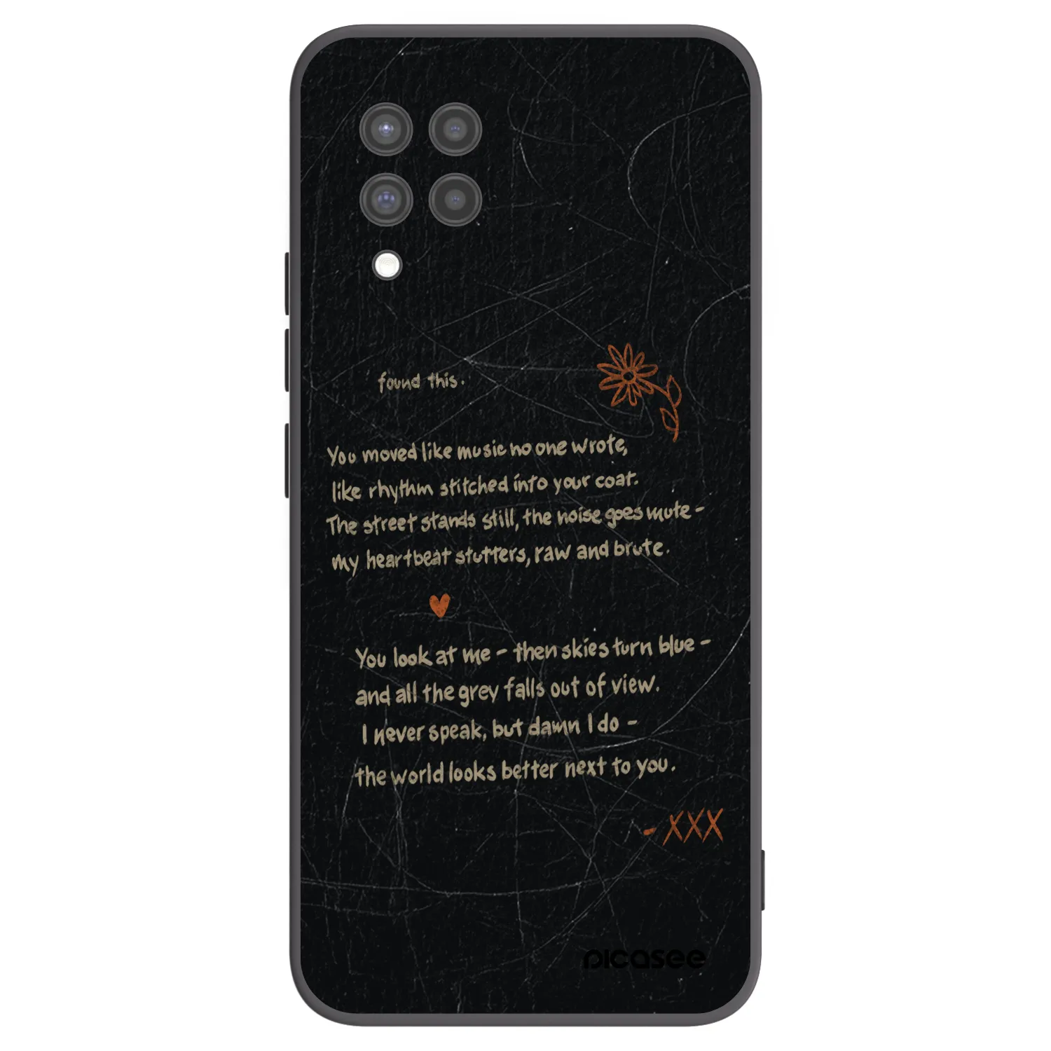Picasee silikónový čierny obal pre Samsung Galaxy A42 A426B - POET
