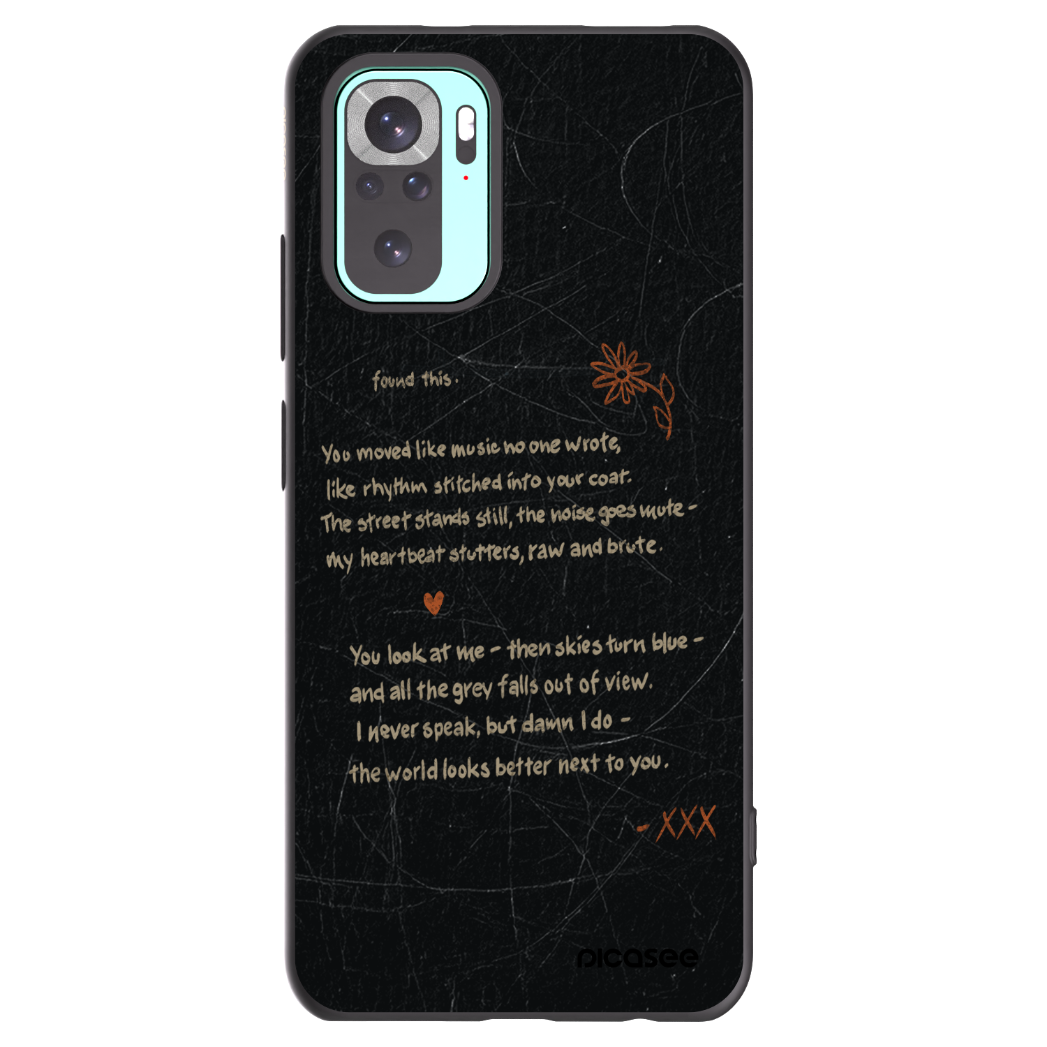 Picasee silikónový čierny obal pre Xiaomi Redmi Note 10 Pro - POET