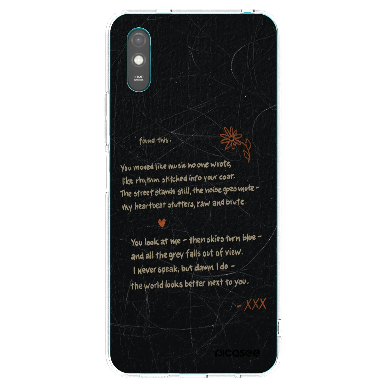 Picasee silikónový prehľadný obal pre Xiaomi Redmi 9AT - POET