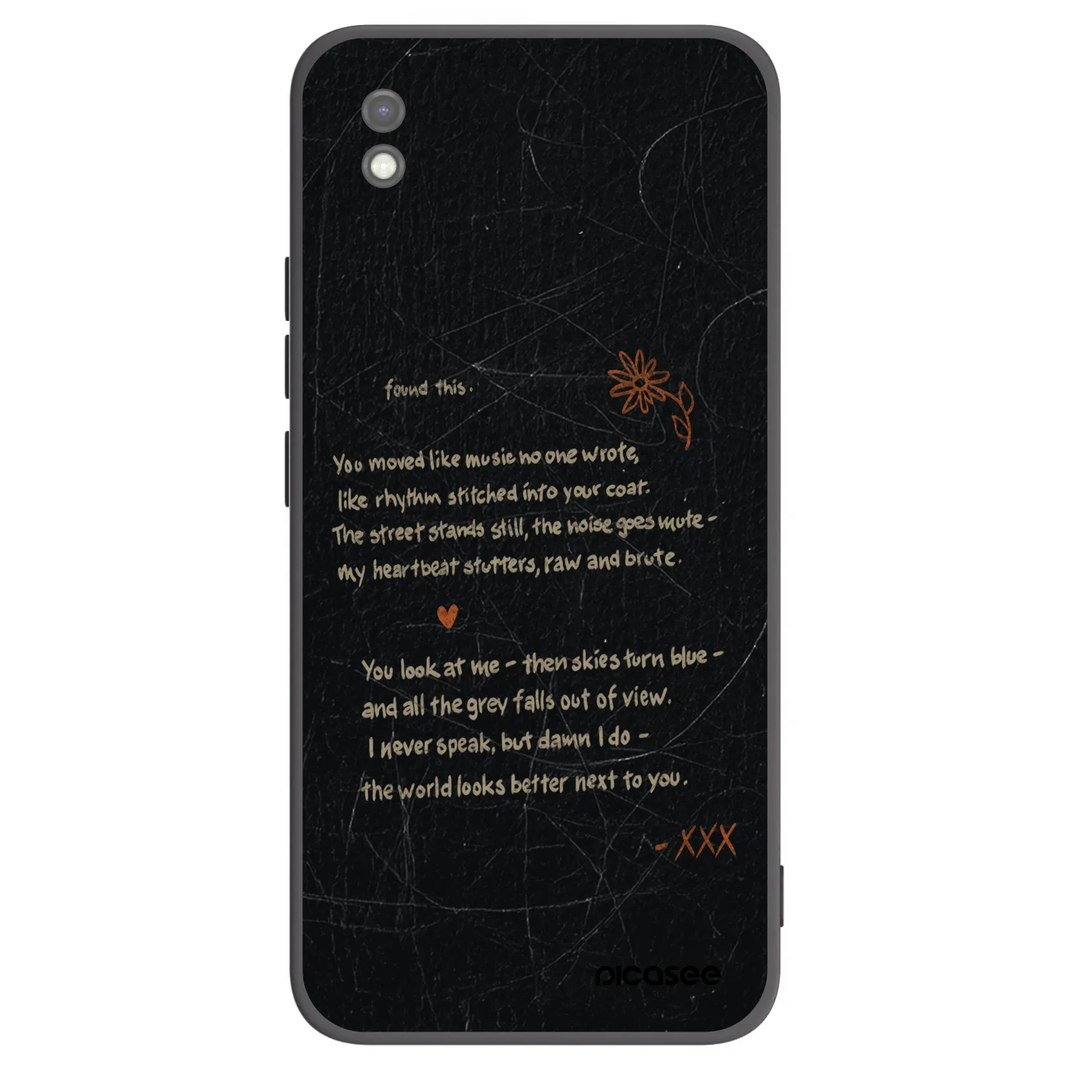 Picasee silikónový čierny obal pre Xiaomi Redmi 9AT - POET