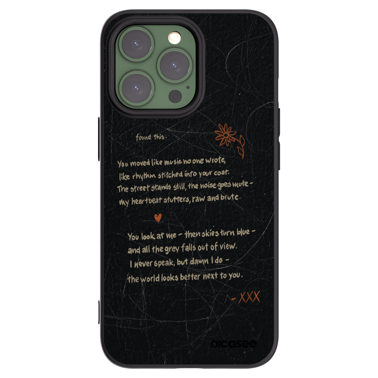 Picasee silikónový čierny obal pre Apple iPhone 13 Pro - POET