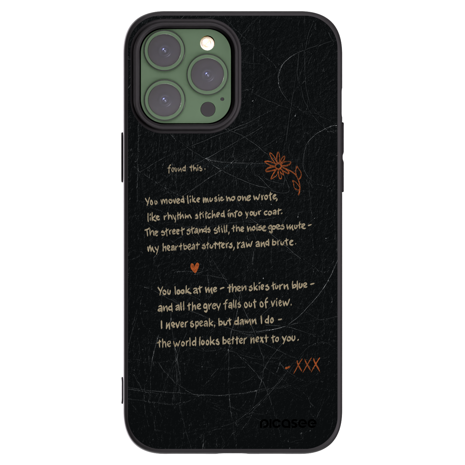 Silikónový čierny obal pre Apple iPhone 13 Pro Max - POET