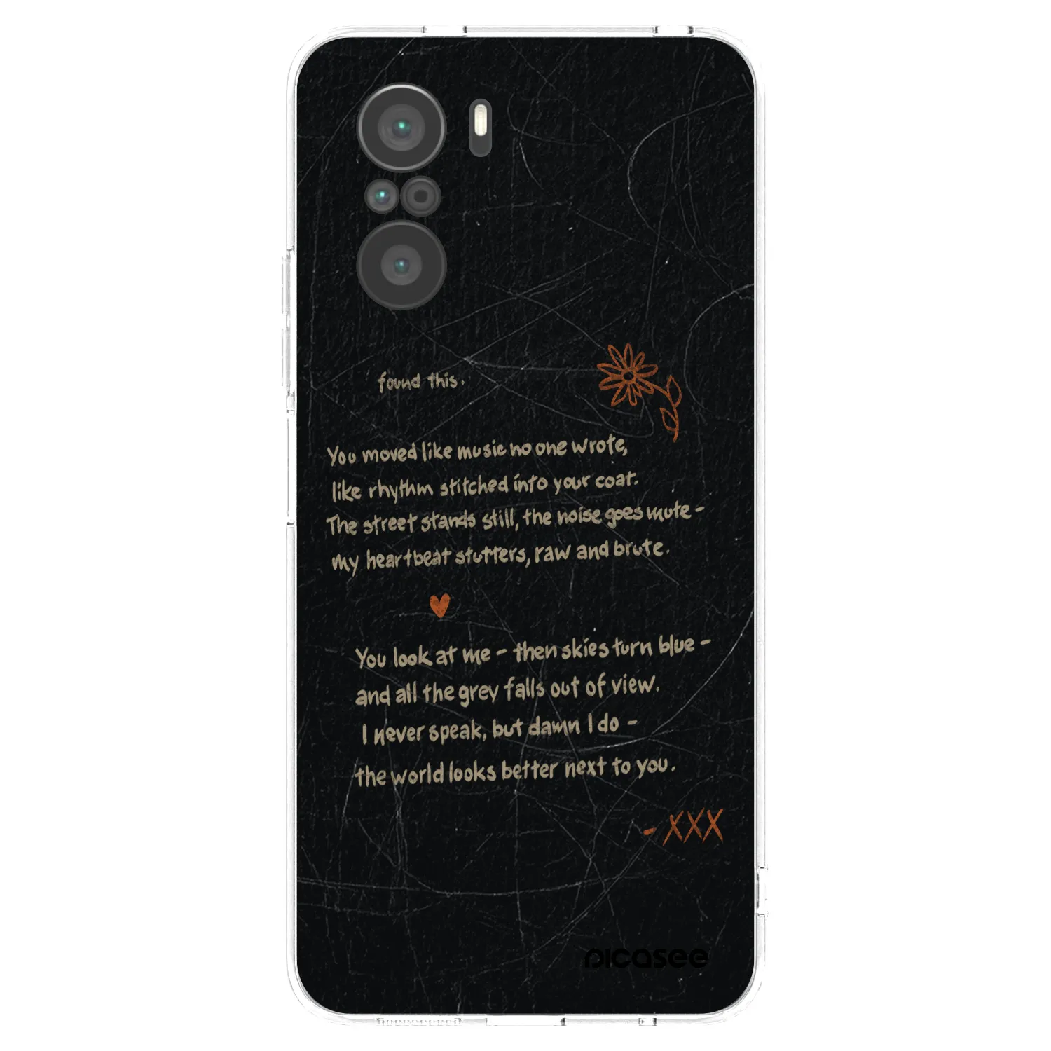 Picasee silikónový prehľadný obal pre Xiaomi Poco F3 - POET
