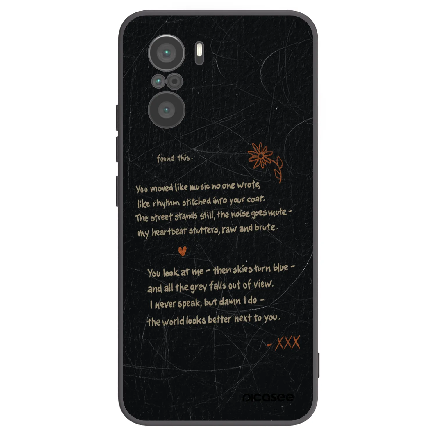 Picasee silikónový čierny obal pre Xiaomi Poco F3 - POET