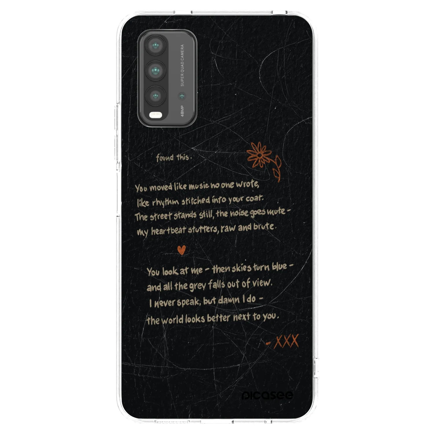 Picasee silikónový čierny obal pre Xiaomi Redmi 9T - POET