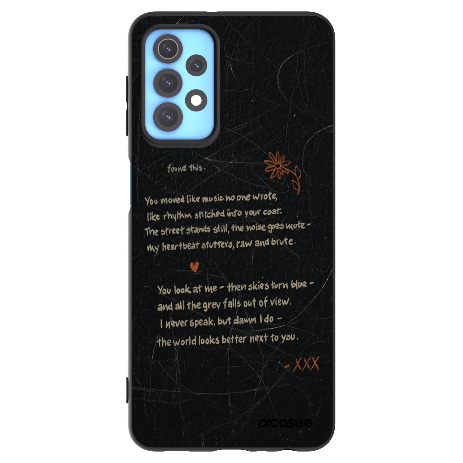 Picasee silikónový čierny obal pre Samsung Galaxy A32 4G SM-A325F - POET
