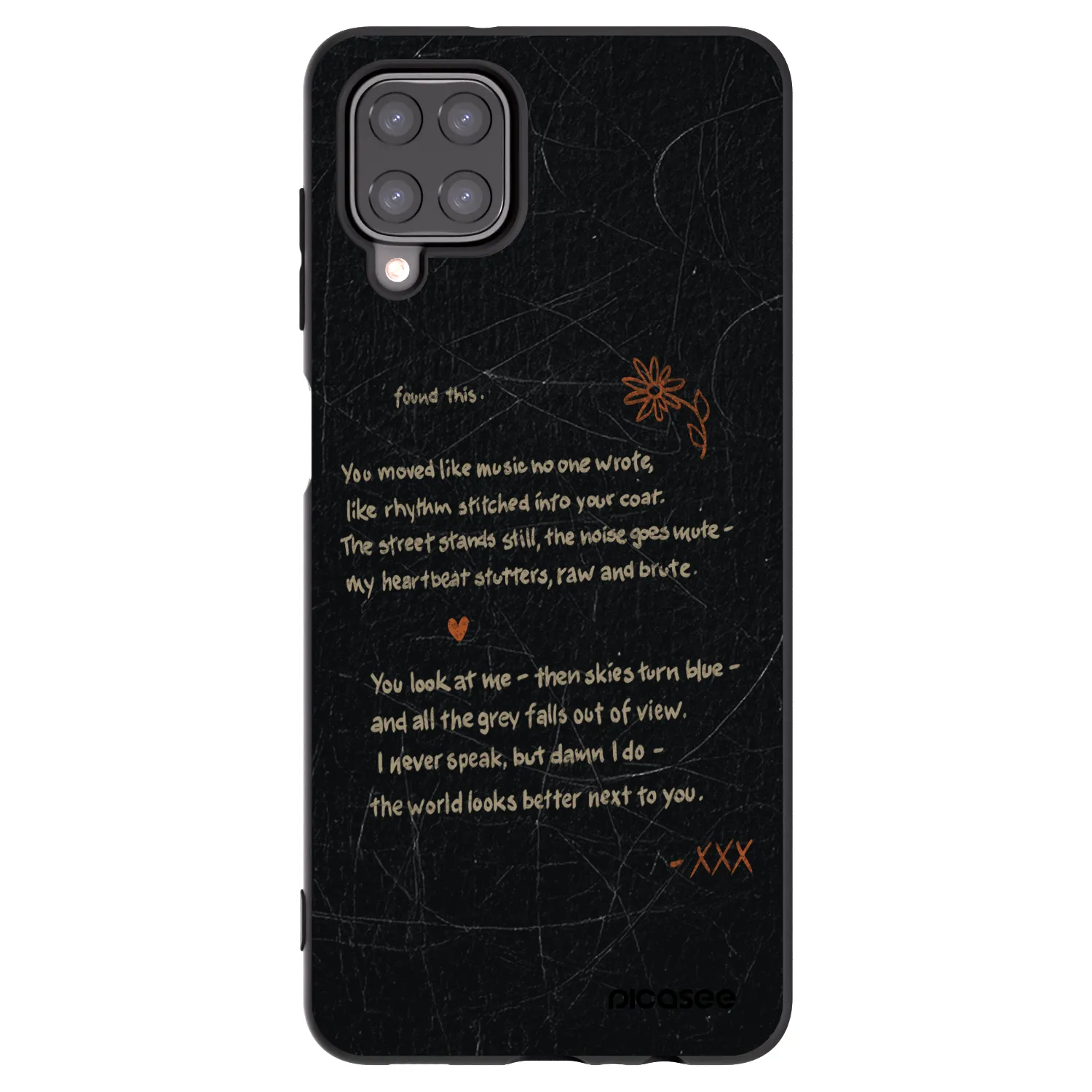 Picasee silikónový čierny obal pre Samsung Galaxy M12 M127F - POET