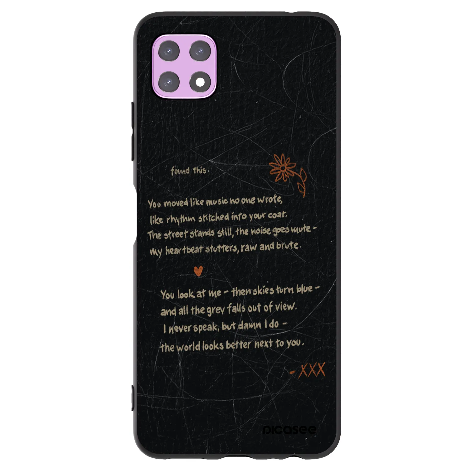 Picasee silikónový čierny obal pre Samsung Galaxy A22 A226B 5G - POET