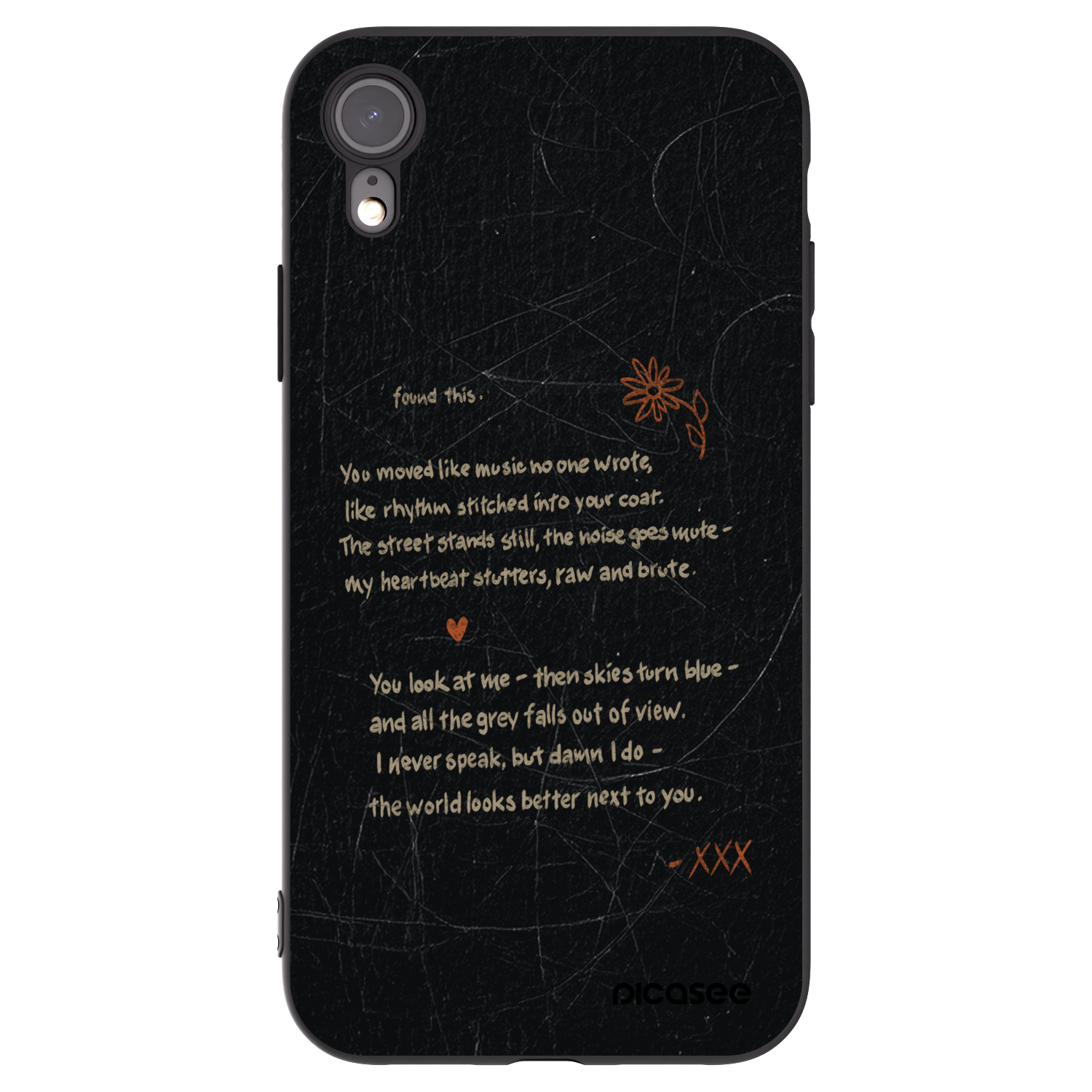 Picasee silikónový čierny obal pre Apple iPhone XR - POET