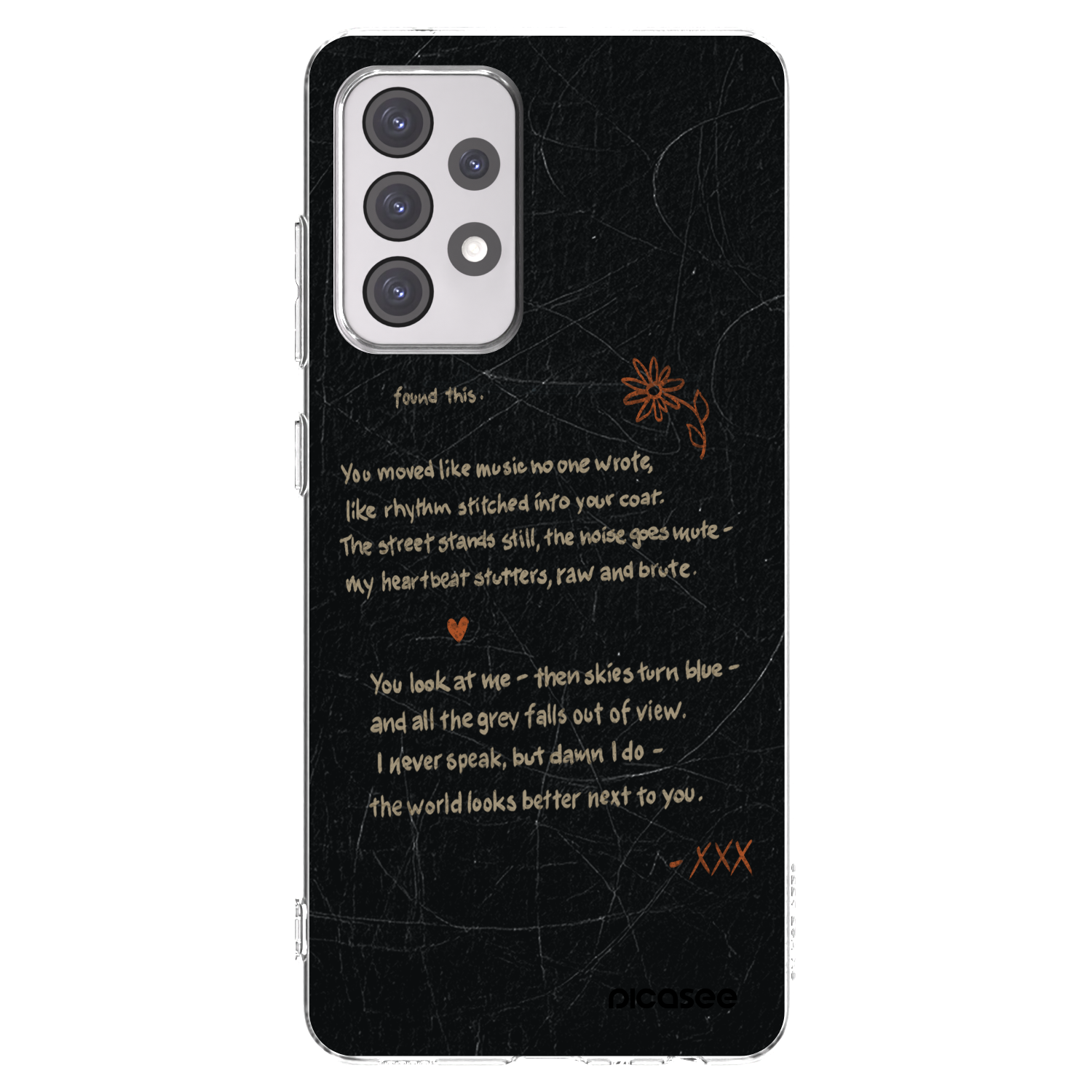 Picasee silikónový prehľadný obal pre Samsung Galaxy A52s 5G A528B - POET