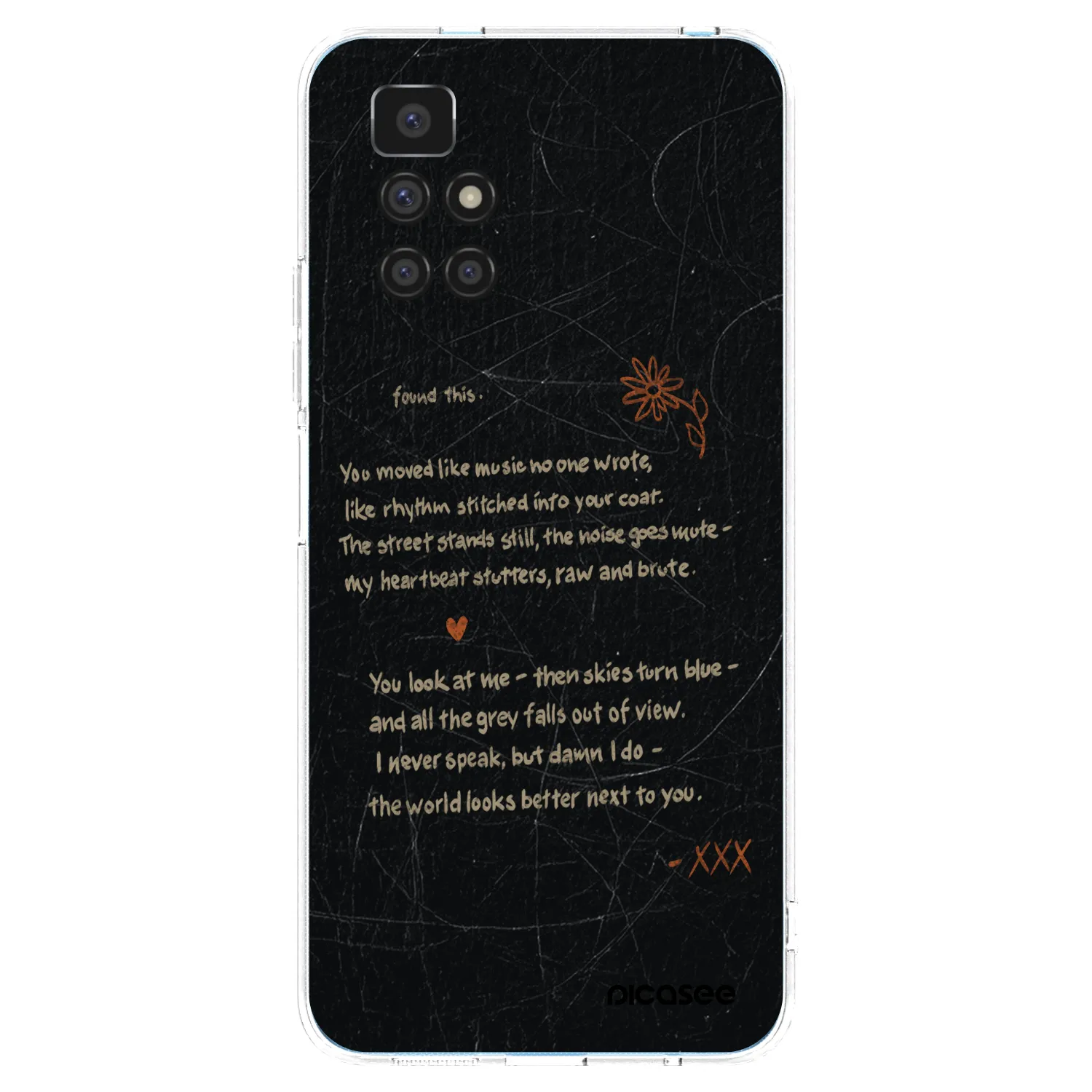 Picasee silikónový prehľadný obal pre Xiaomi Redmi 10 - POET