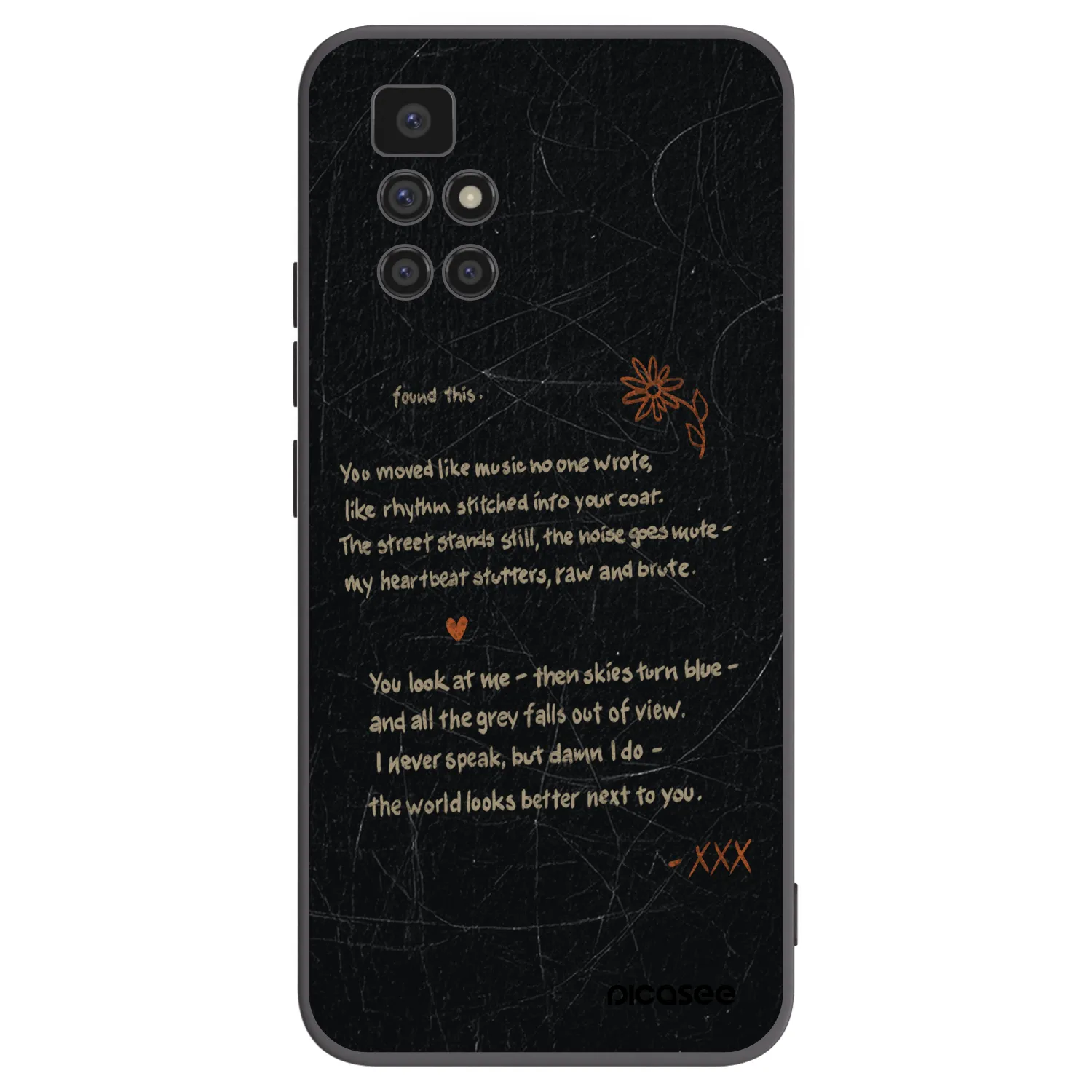 Picasee silikónový čierny obal pre Xiaomi Redmi 10 - POET