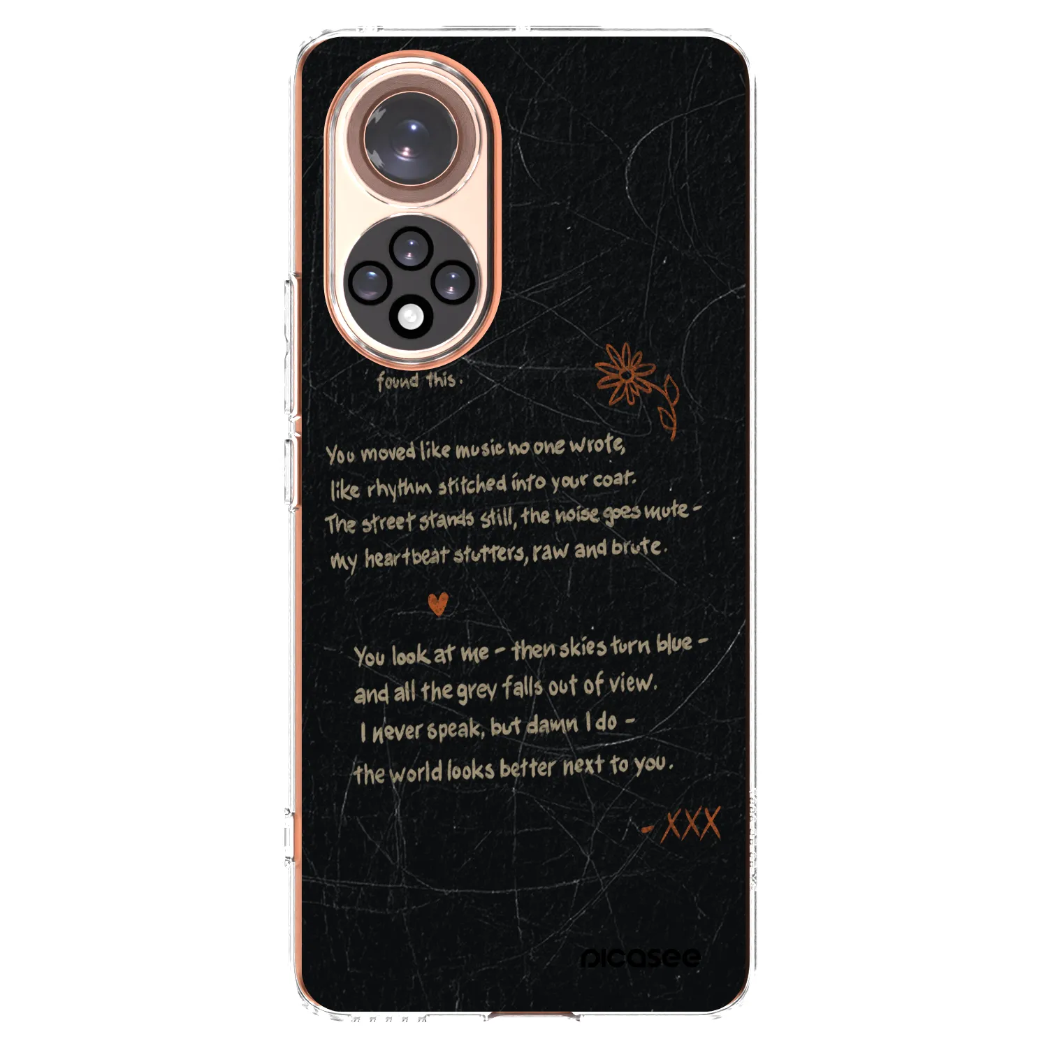 Picasee silikónový prehľadný obal pre Honor 50 5G - POET