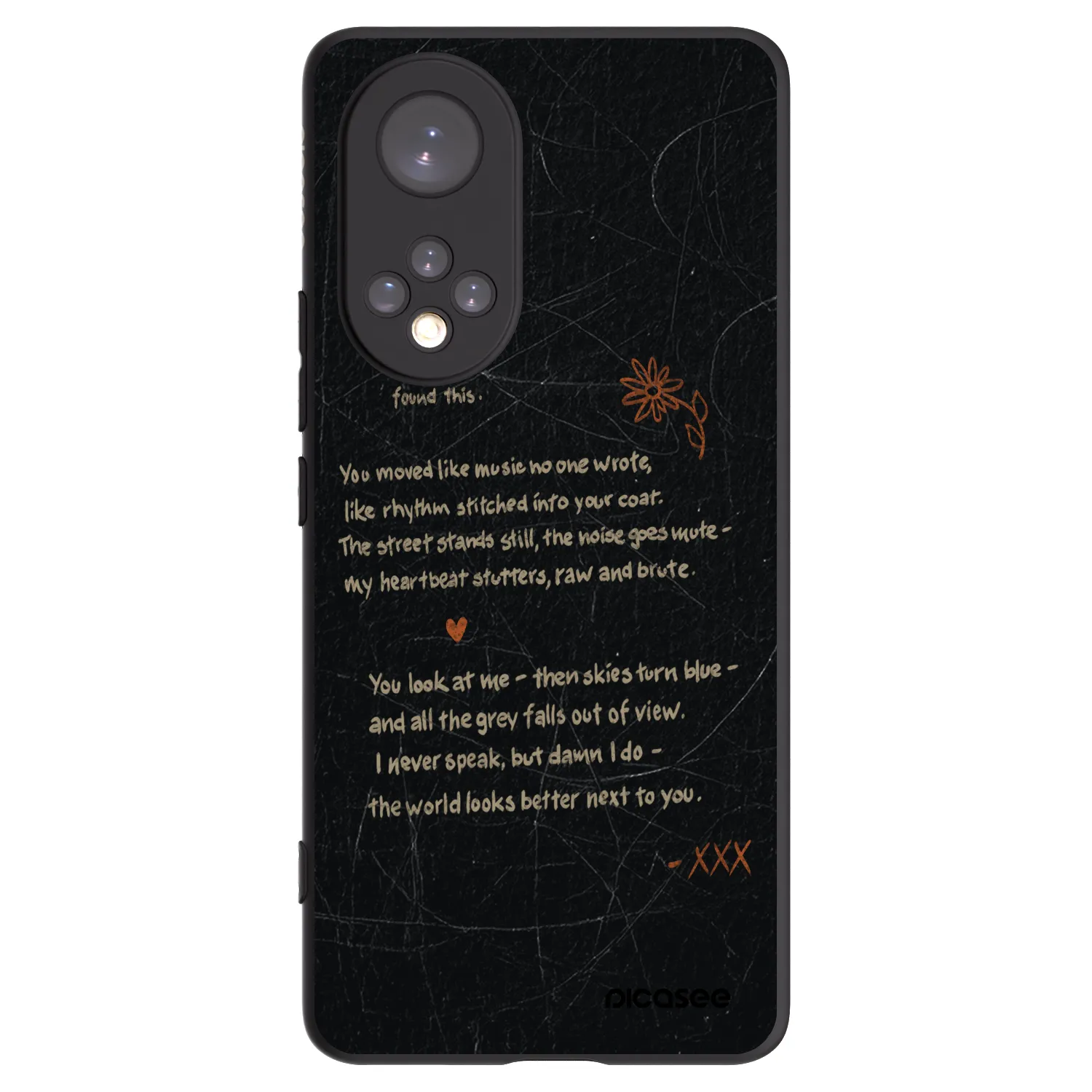Picasee silikónový čierny obal pre Huawei Nova 9 - POET