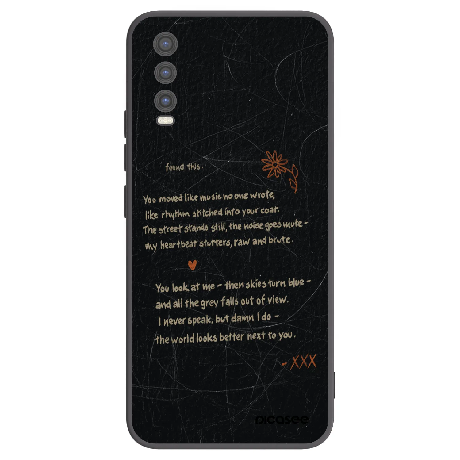 Picasee silikónový čierny obal pre Vivo Y20s - POET