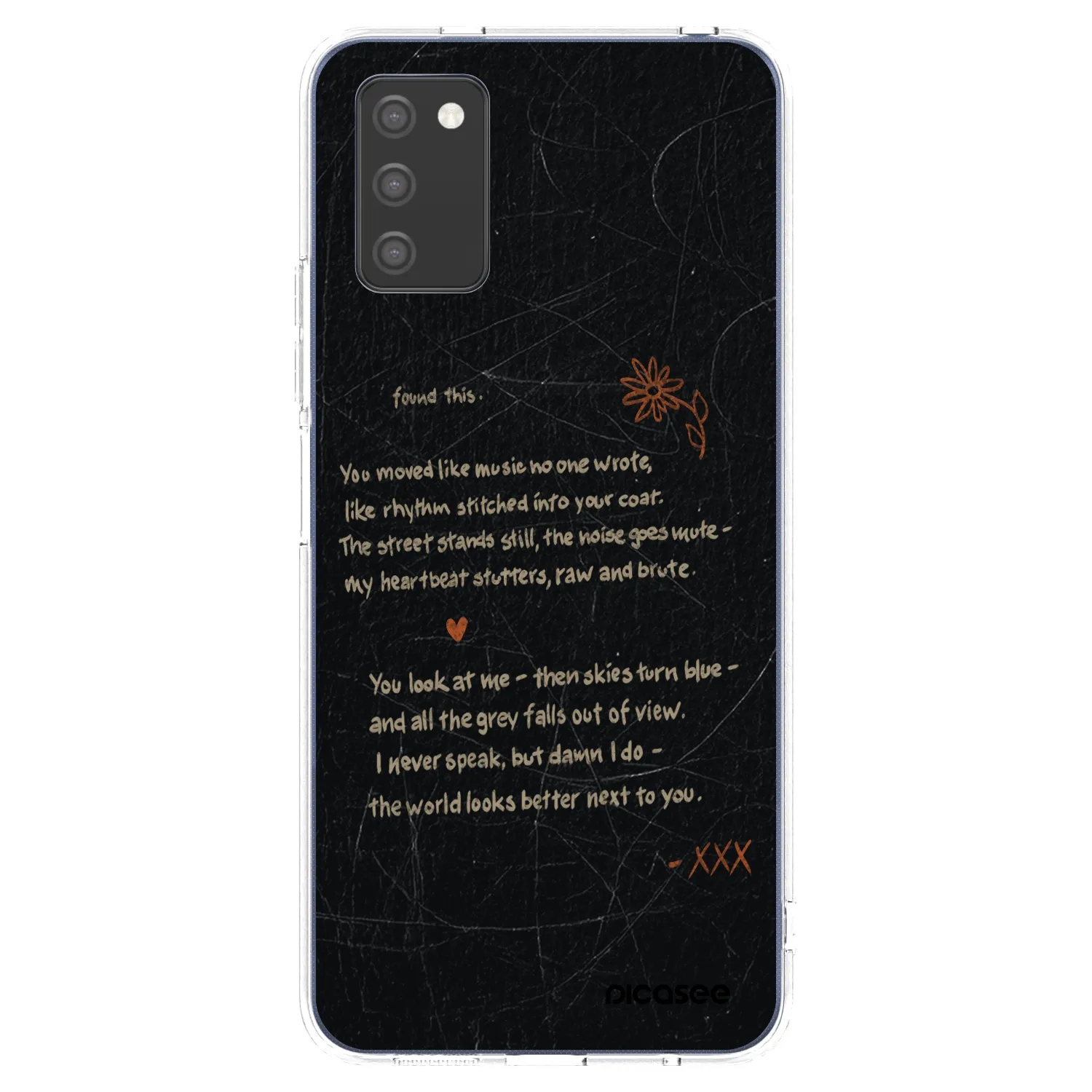 Picasee silikónový prehľadný obal pre Samsung Galaxy A03s A037G - POET