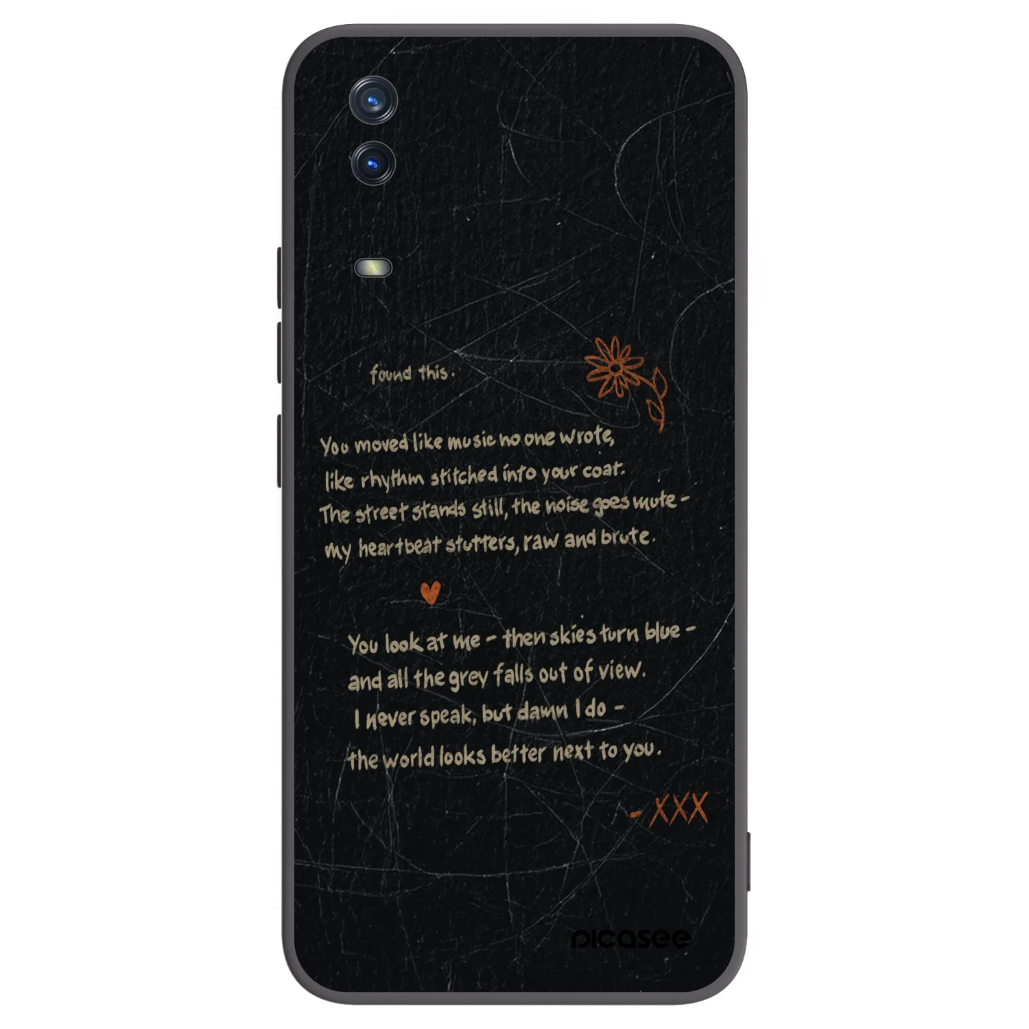 Picasee silikónový čierny obal pre Vivo Y11s - POET