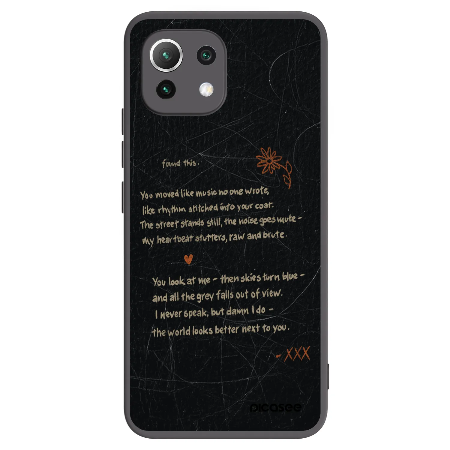 Picasee silikónový čierny obal pre Xiaomi 11 Lite 5G NE - POET