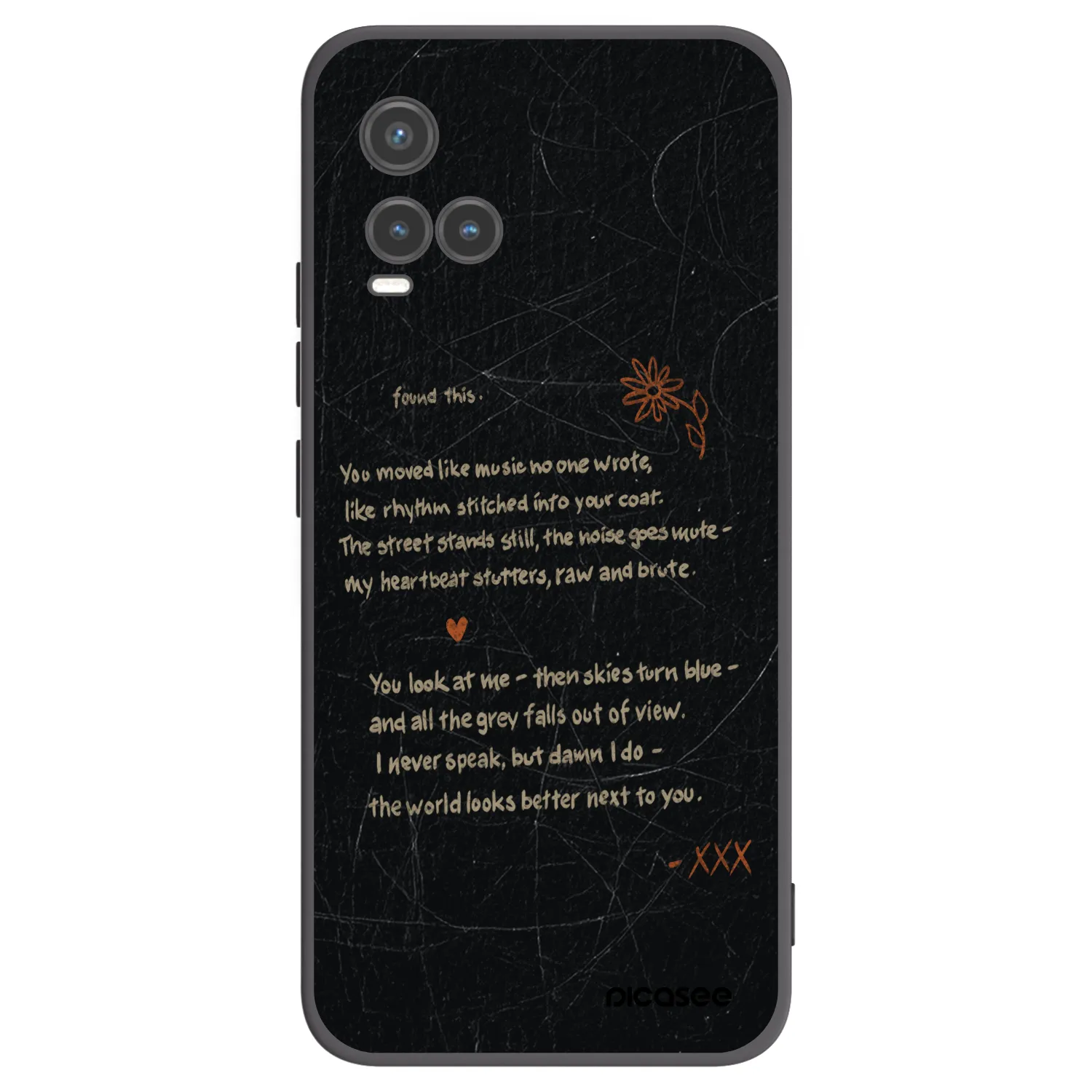 Picasee silikónový čierny obal pre Vivo Y33s - POET