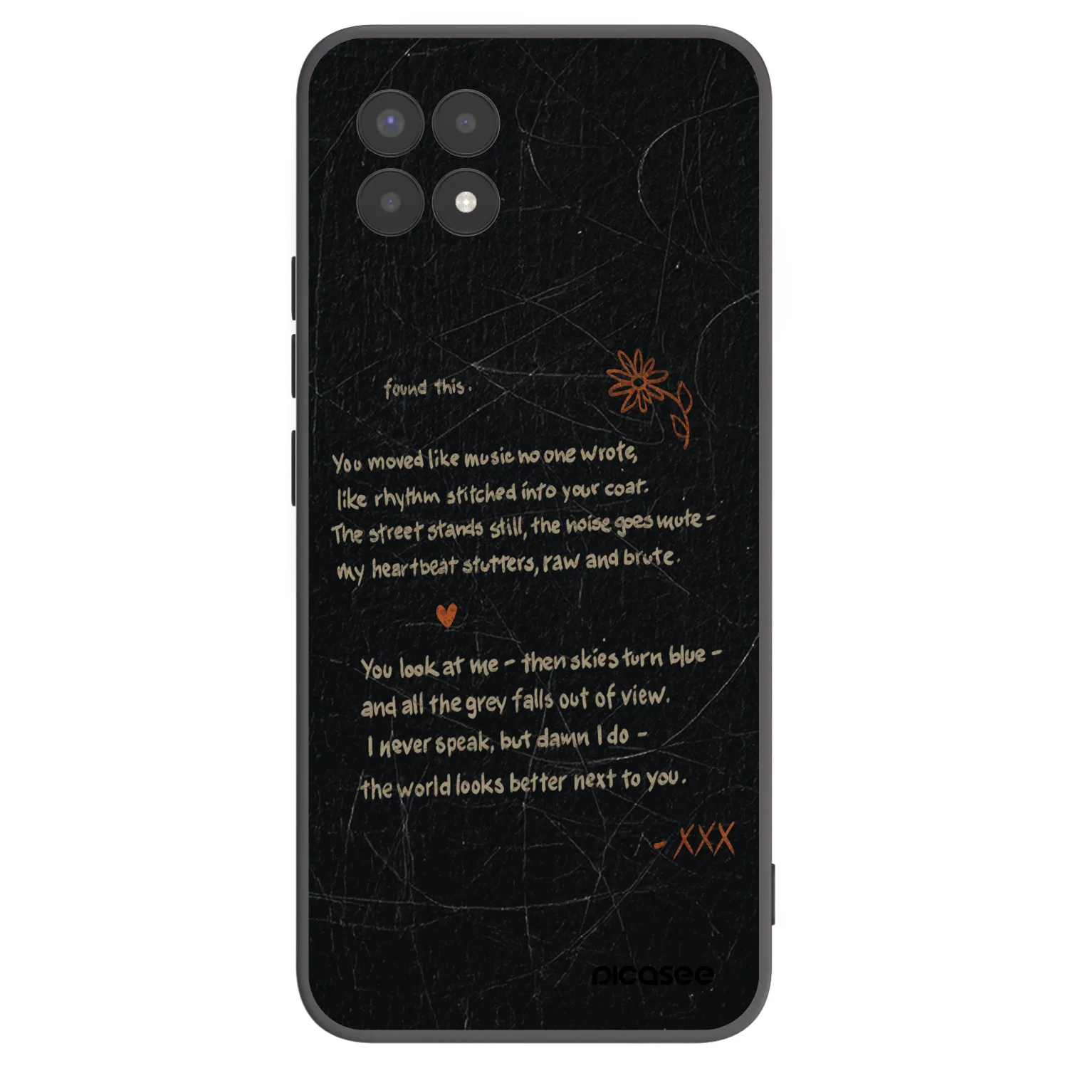 Picasee silikónový čierny obal pre Realme 8i - POET