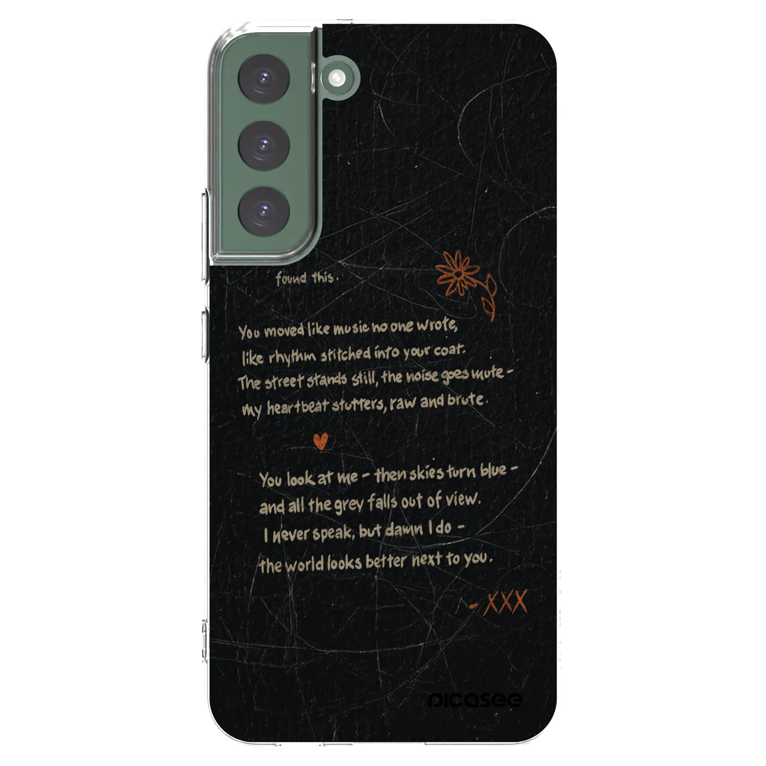 Picasee silikónový prehľadný obal pre Samsung Galaxy S22+ 5G - POET