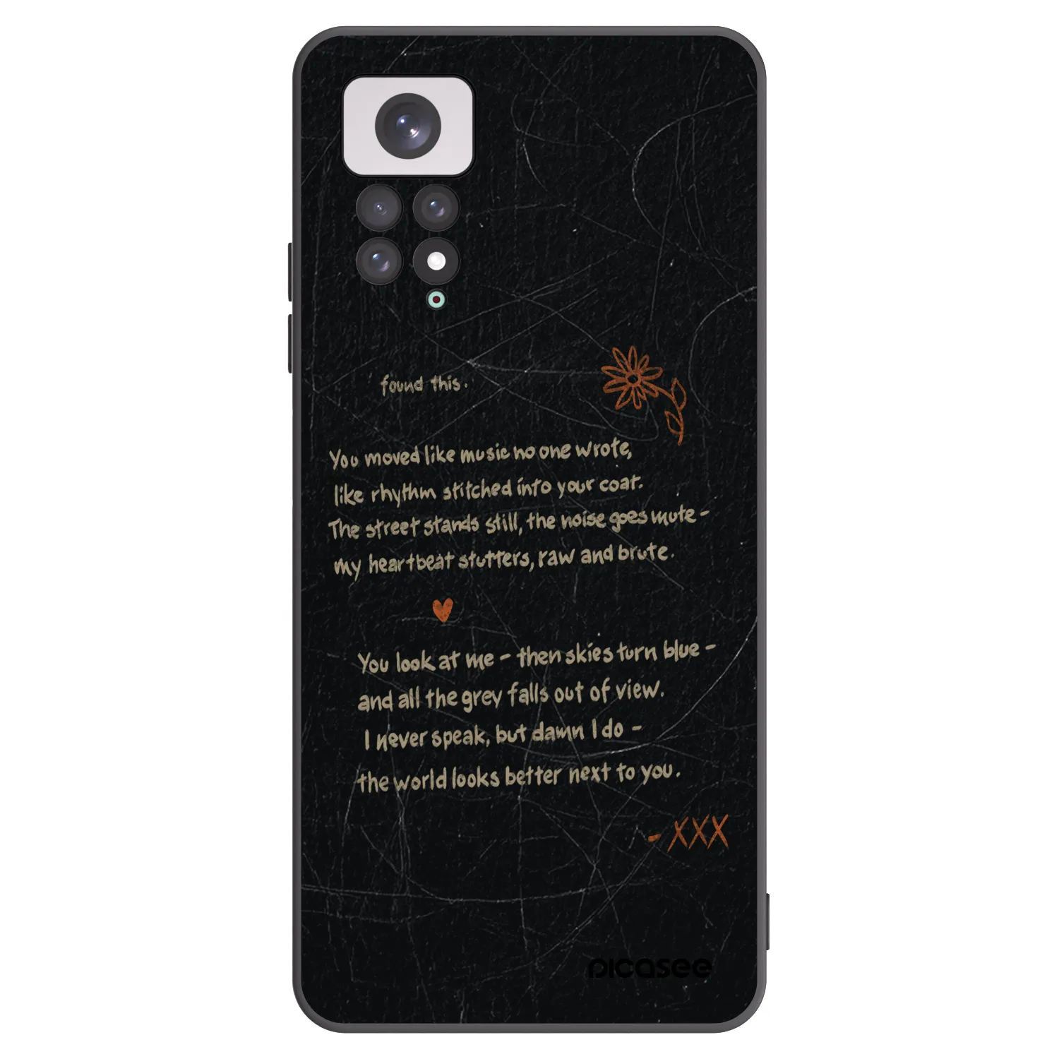Picasee silikónový čierny obal pre Xiaomi Redmi Note 11 - POET