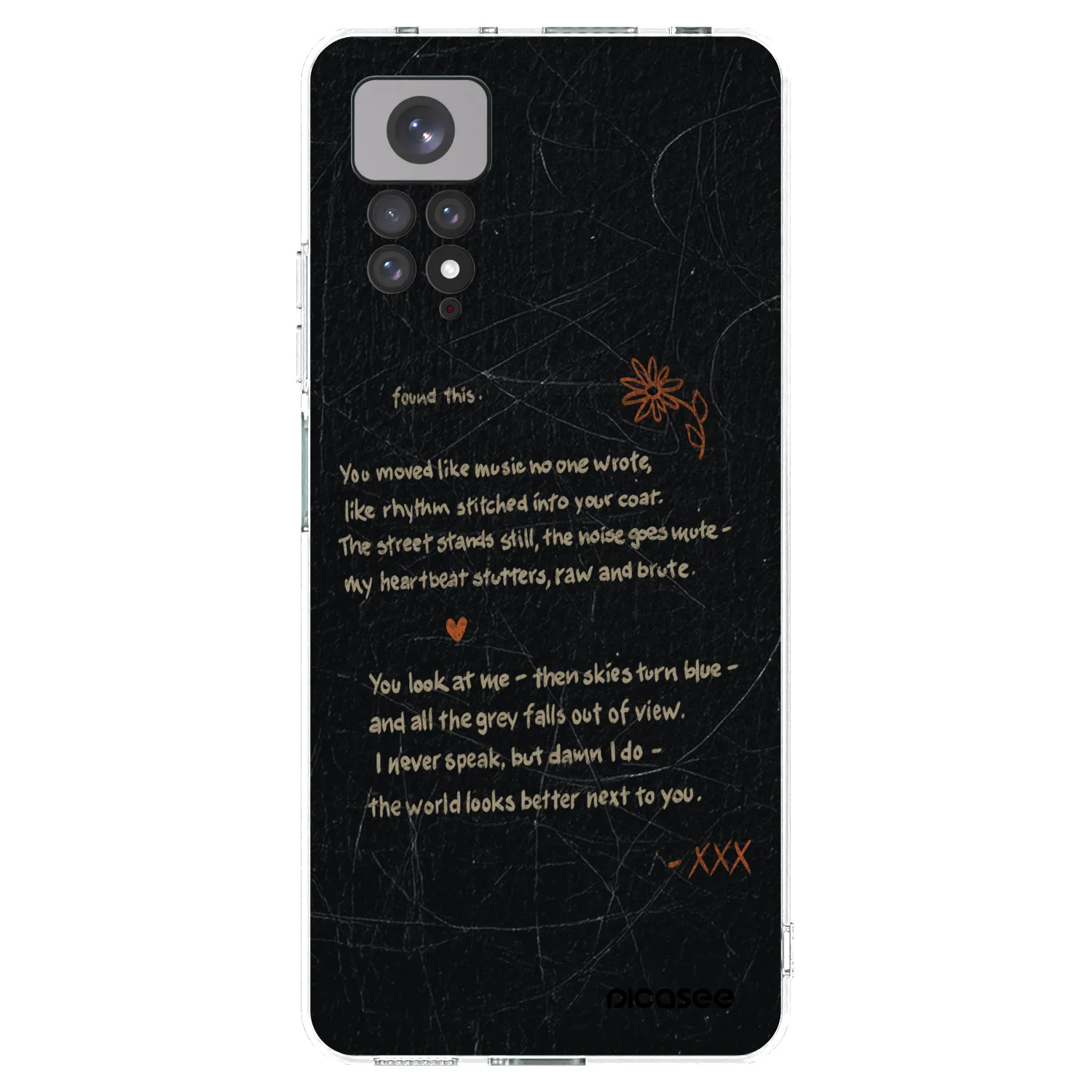 Picasee silikónový prehľadný obal pre Xiaomi Redmi Note 11 - POET