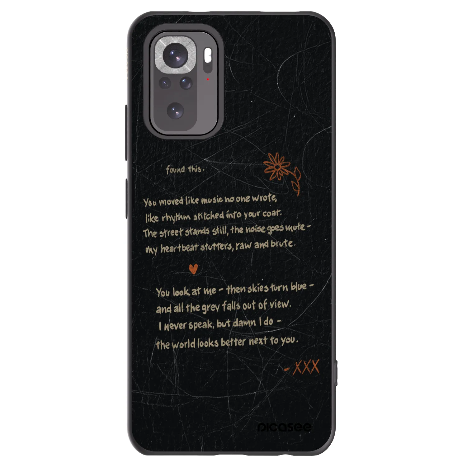 Picasee silikónový čierny obal pre Xiaomi Redmi Note 11S 4G - POET
