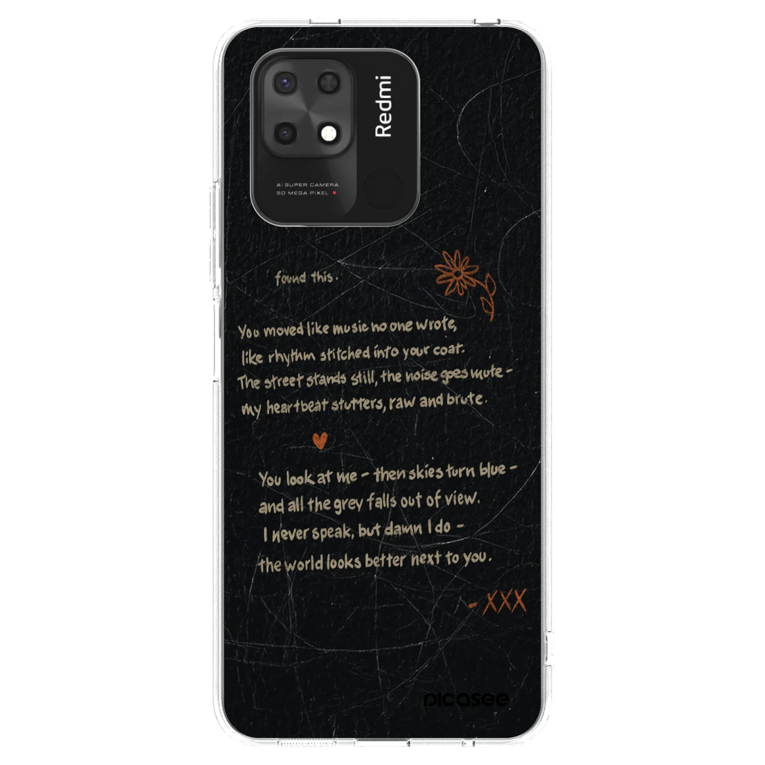 Silikónový prehľadný obal pre Xiaomi Redmi 10C - POET