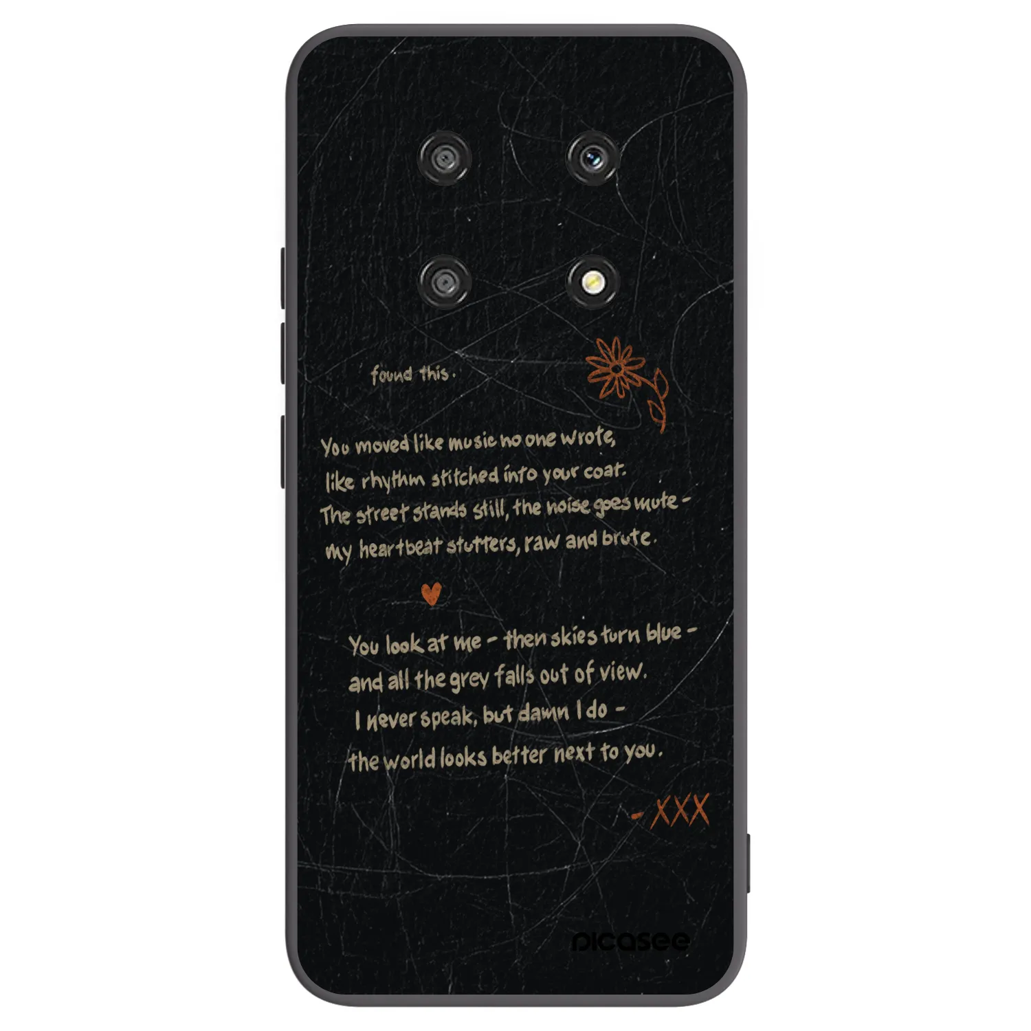 Picasee silikónový čierny obal pre Honor Magic4 Lite 5G - POET