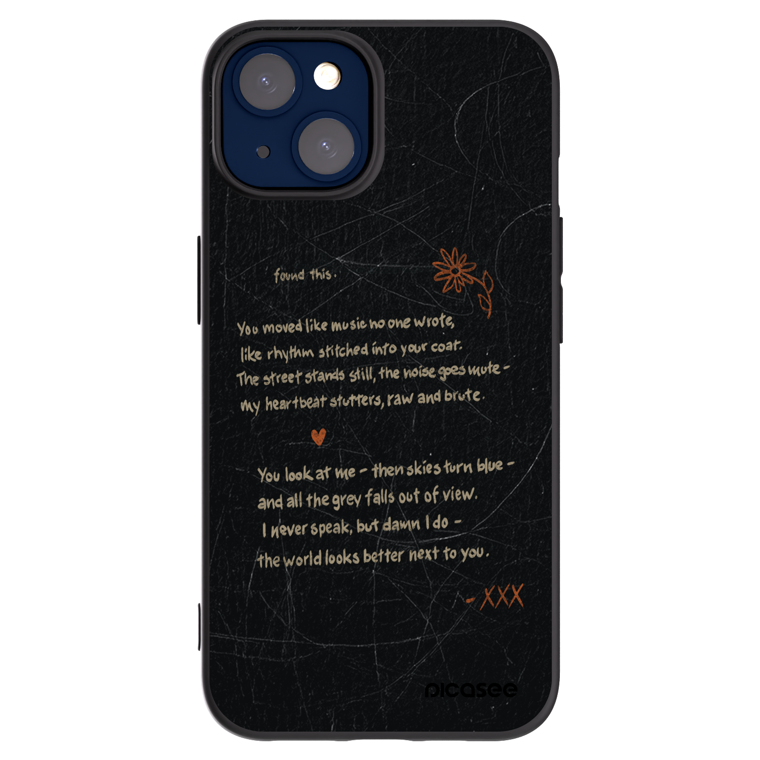 Silikónový čierny obal pre Apple iPhone 14 - POET