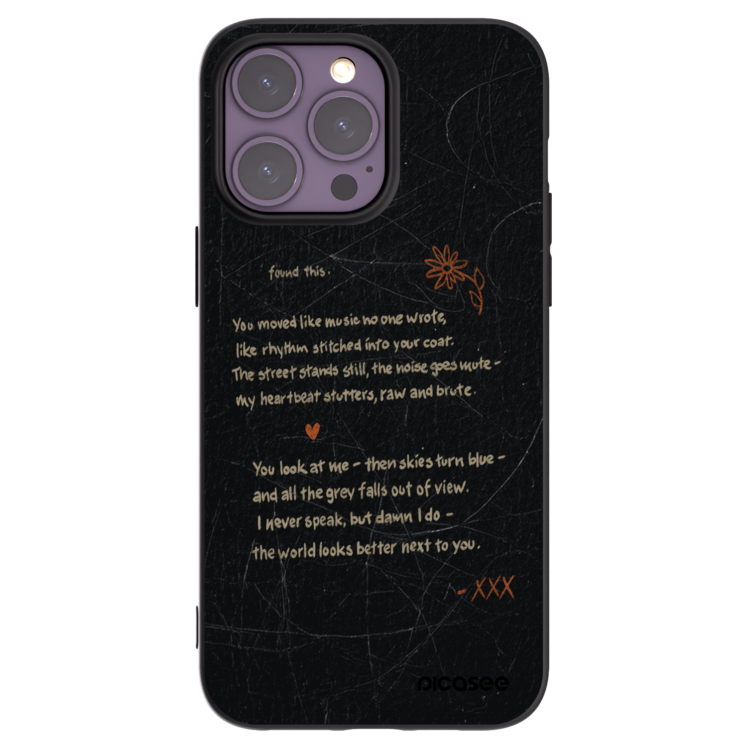 Picasee silikónový čierny obal pre Apple iPhone 14 Pro Max - POET