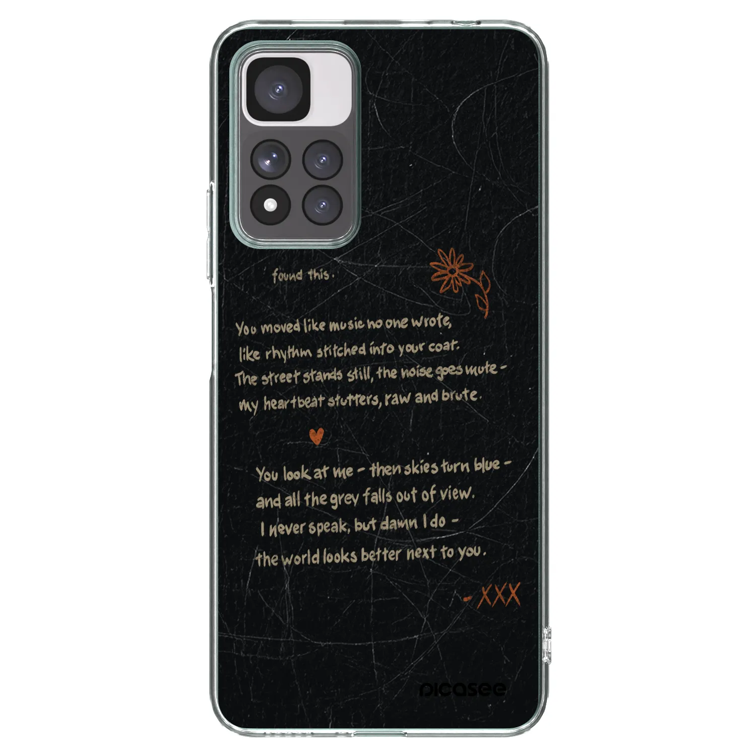 Picasee silikónový prehľadný obal pre Xiaomi Redmi Note 11 Pro+ 5G - POET