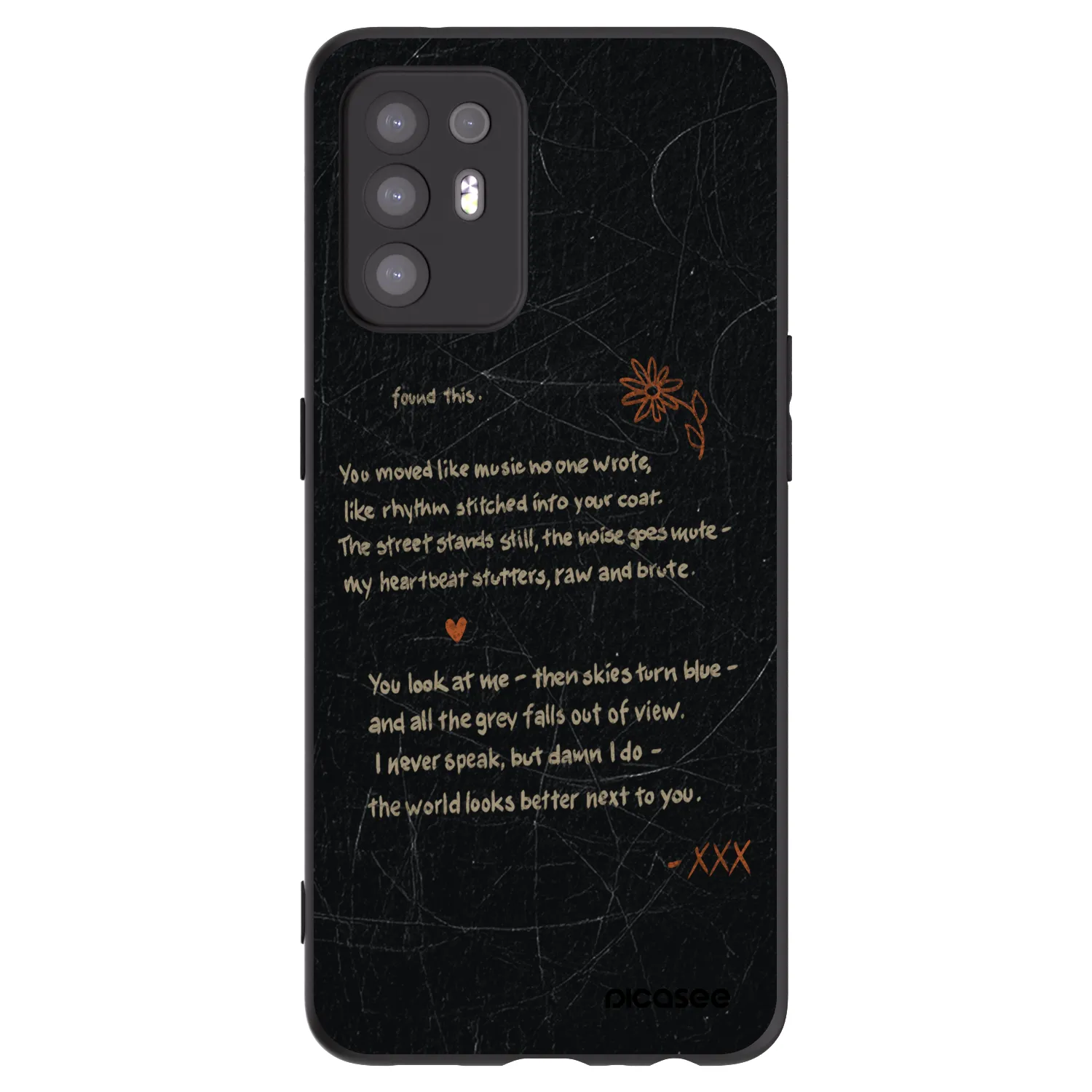Picasee silikónový čierny obal pre OPPO A94 5G - POET