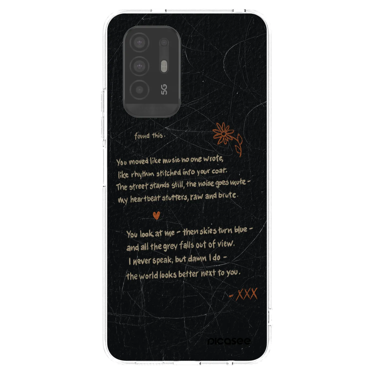 Picasee silikónový prehľadný obal pre OPPO A94 5G - POET