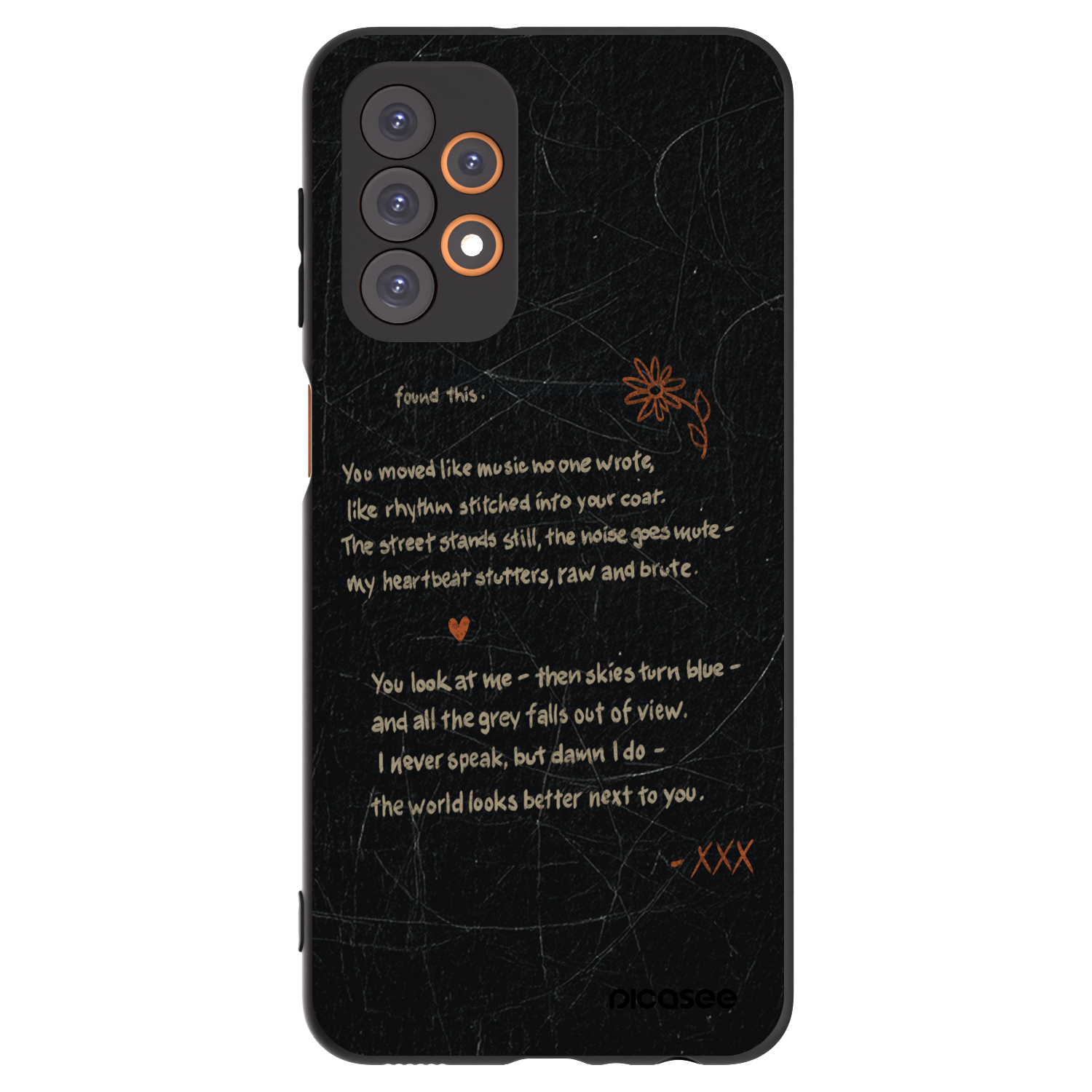 Picasee silikónový čierny obal pre Samsung Galaxy A23 A235F 4G - POET