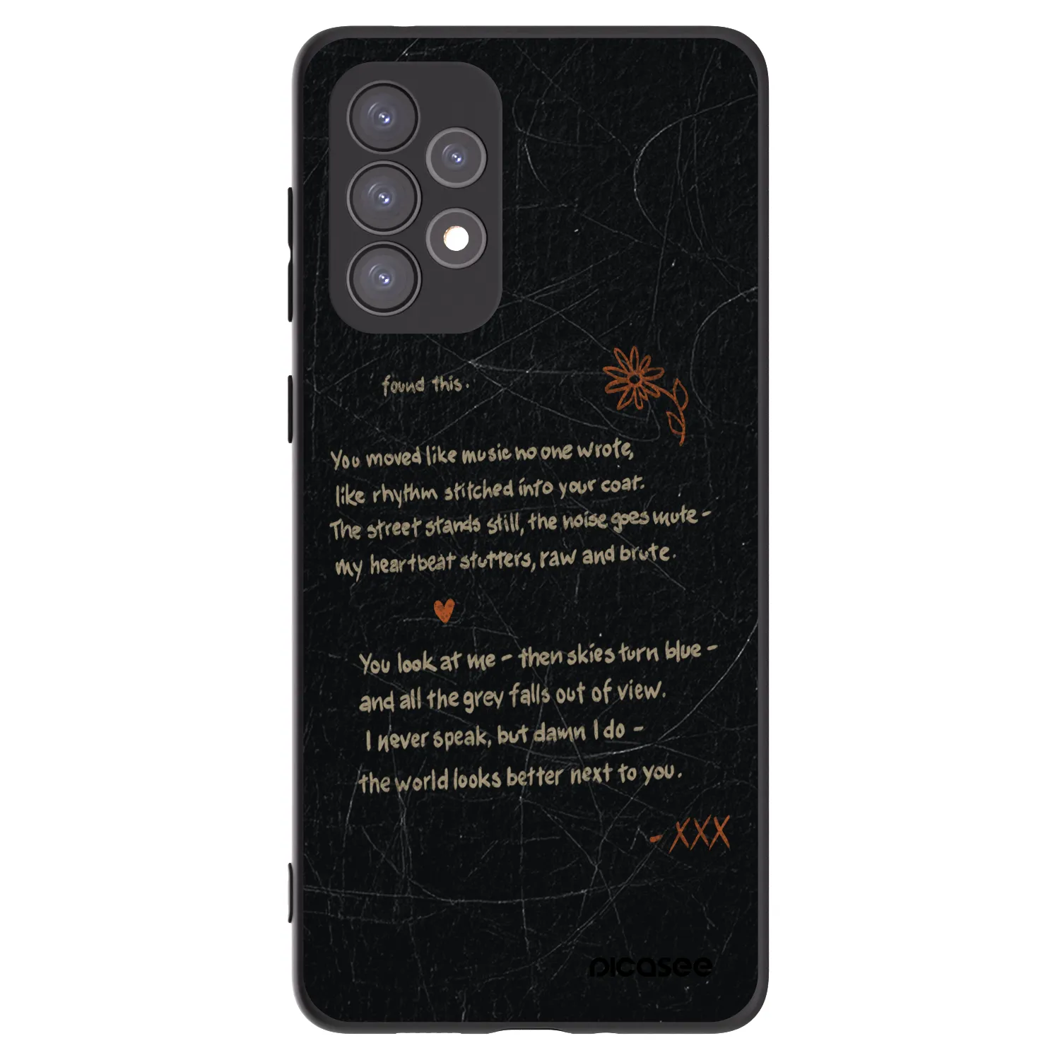 Picasee silikónový čierny obal pre Samsung Galaxy A73 5G - POET