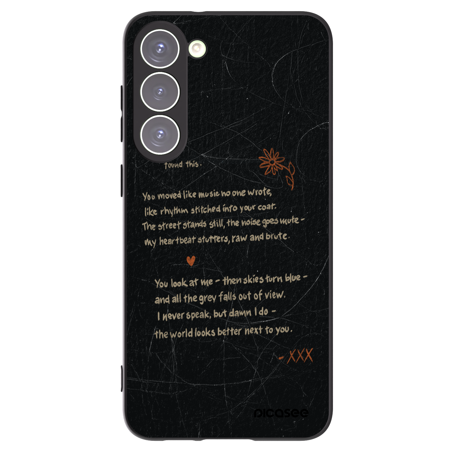 Picasee silikónový čierny obal pre Samsung Galaxy S23+ 5G - POET