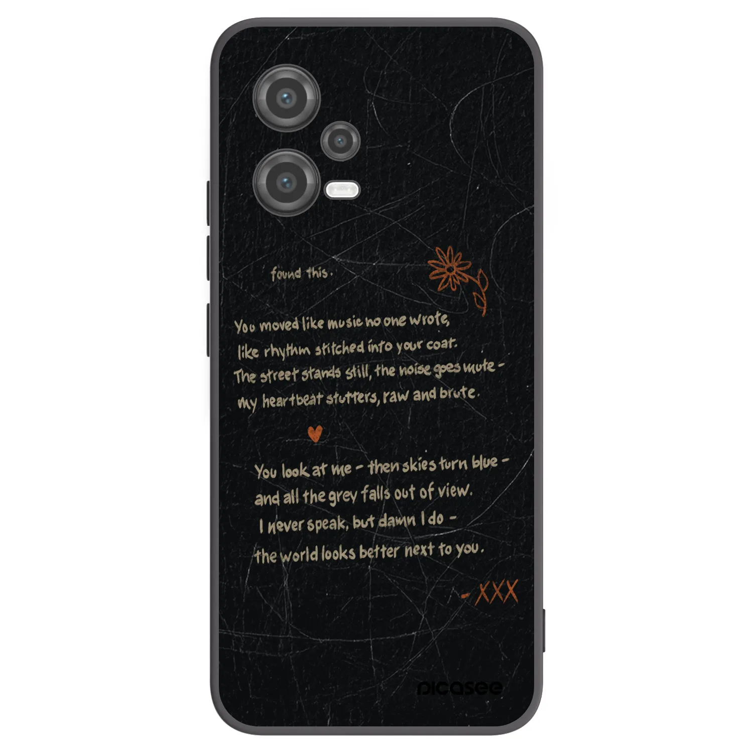 Picasee silikónový čierny obal pre Xiaomi Poco X5 - POET