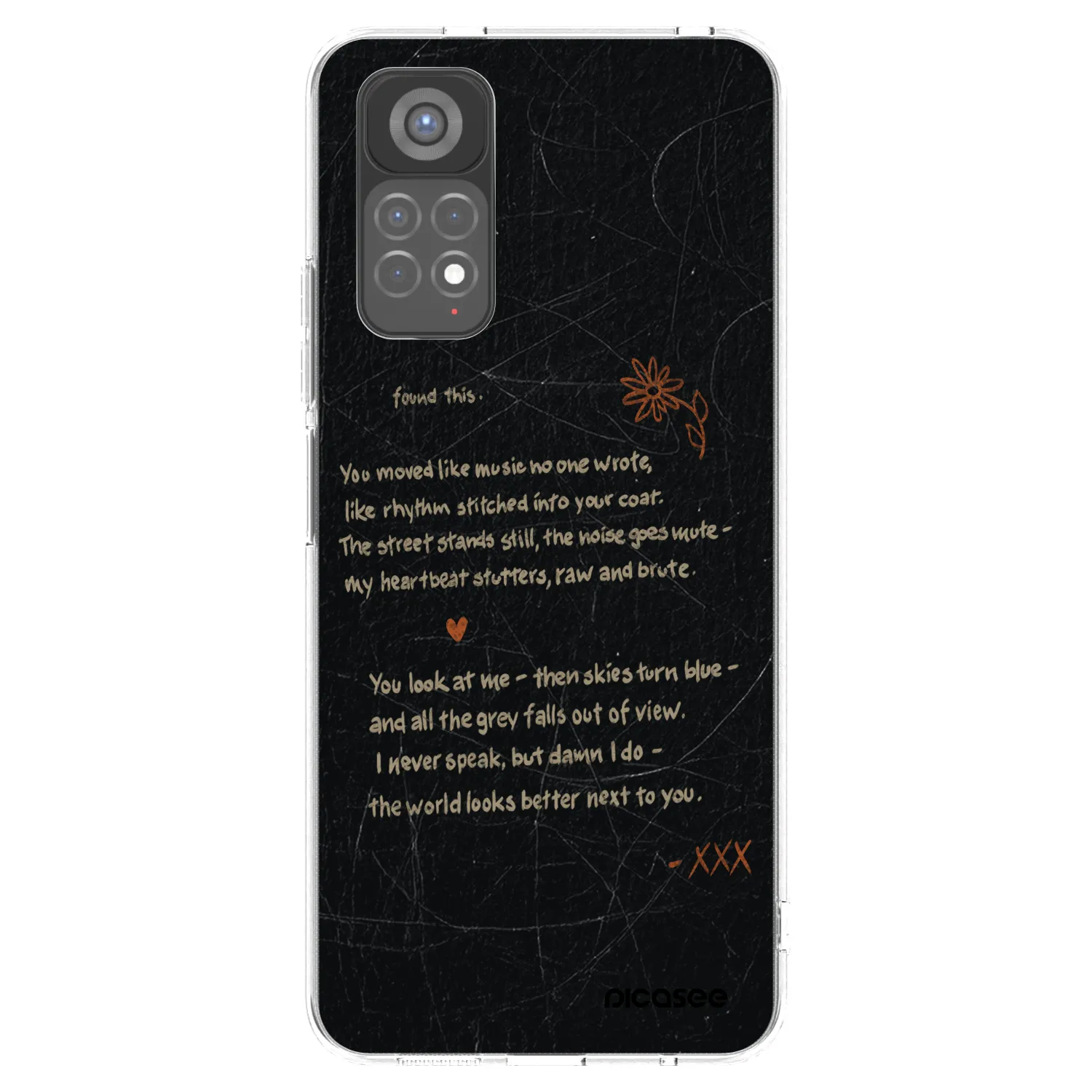 Picasee silikónový prehľadný obal pre Xiaomi Redmi Note 11S 5G - POET