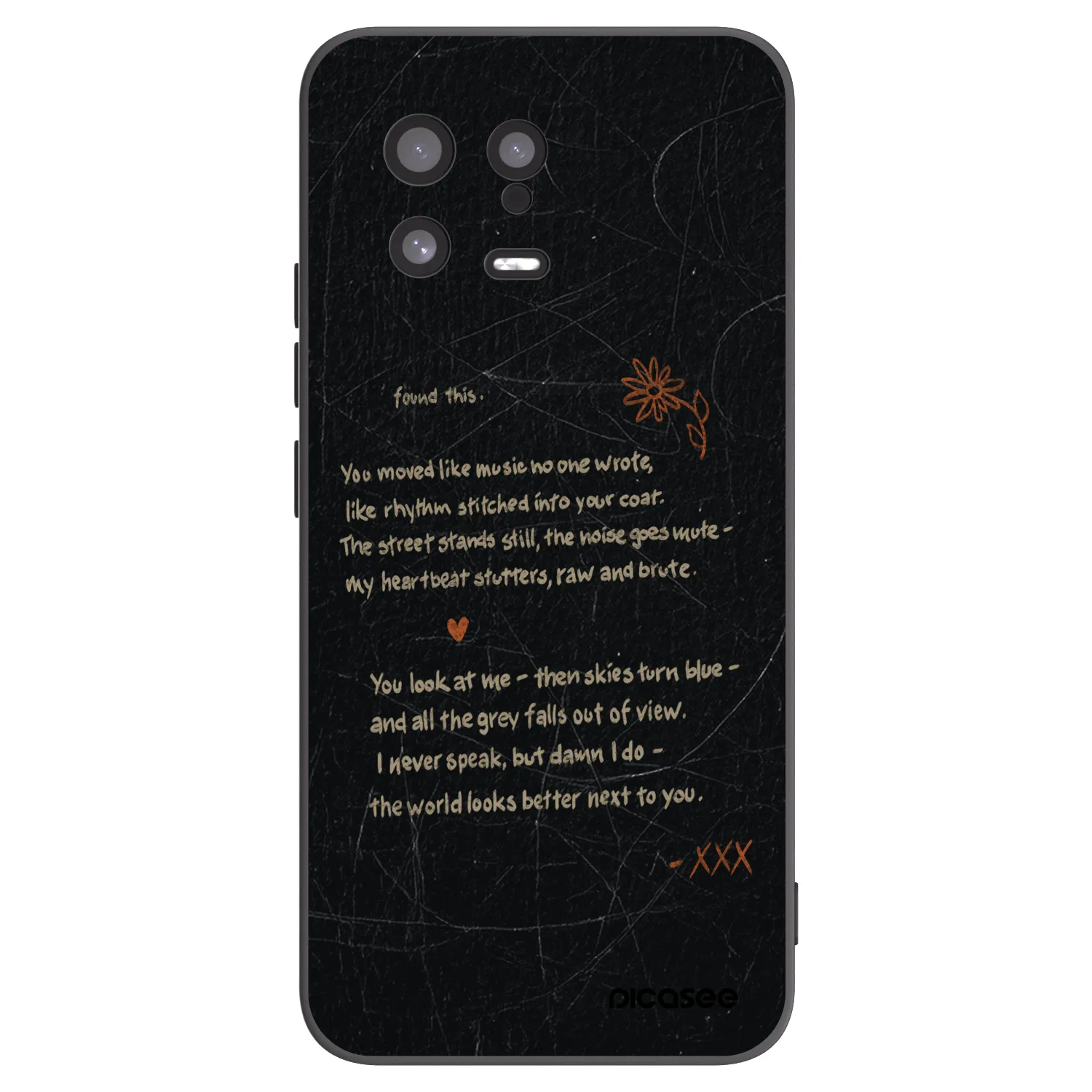 Silikónový čierny obal pre Xiaomi 13 - POET