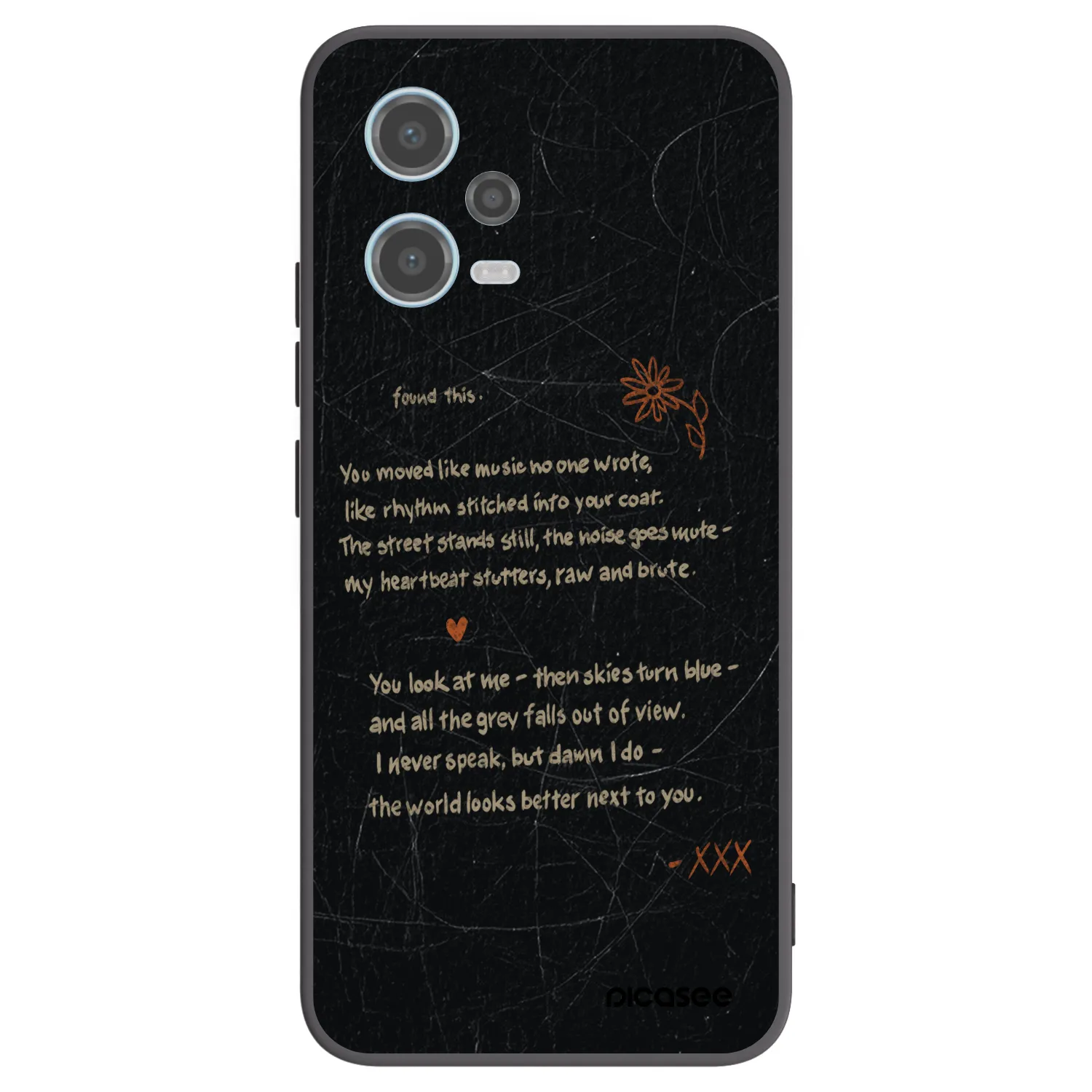 Picasee silikónový čierny obal pre Xiaomi Redmi Note 12 5G - POET