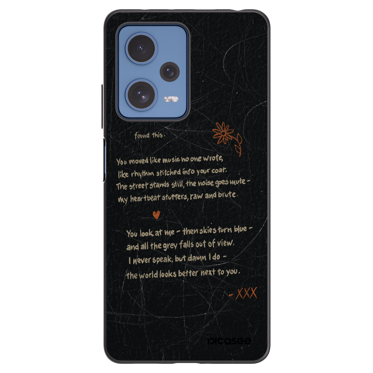 Picasee silikónový čierny obal pre Xiaomi Redmi Note 12 Pro 5G - POET