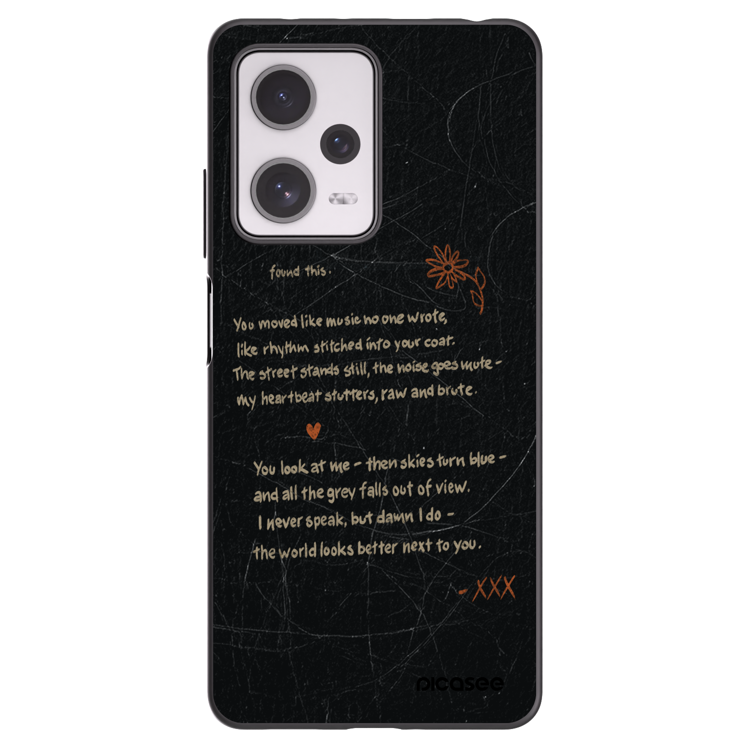 Picasee silikónový čierny obal pre Xiaomi Redmi Note 12 Pro+ 5G - POET
